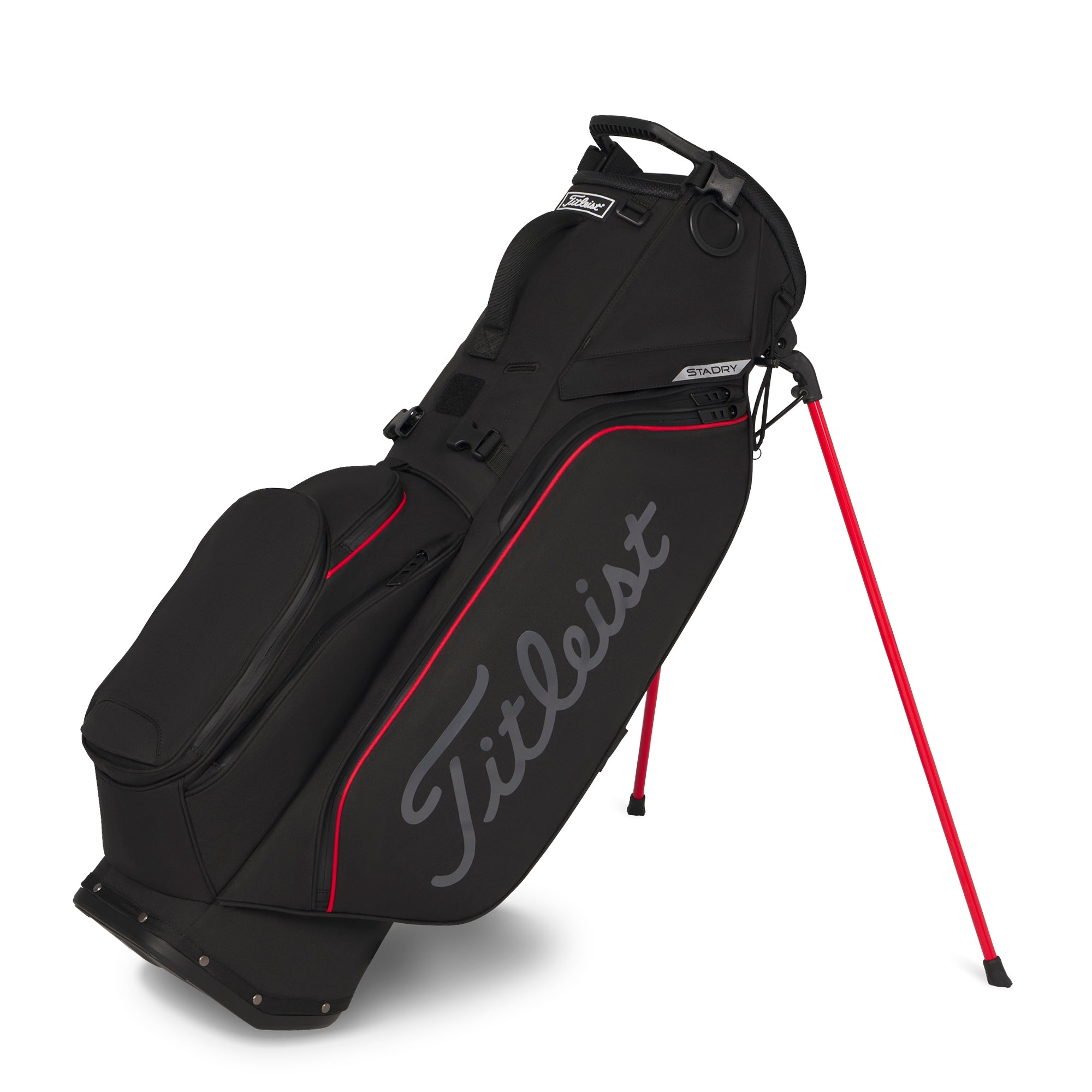 Titleist Players S5 StaDry Stand Golf Bag - Black/Red/Graphite
