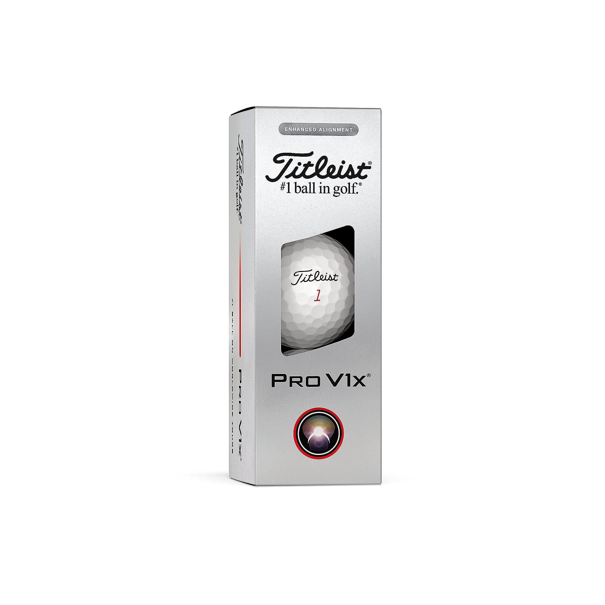 Titleist Pro V1x Enhanced Align Golf Balls 2025 - White - T2049S
