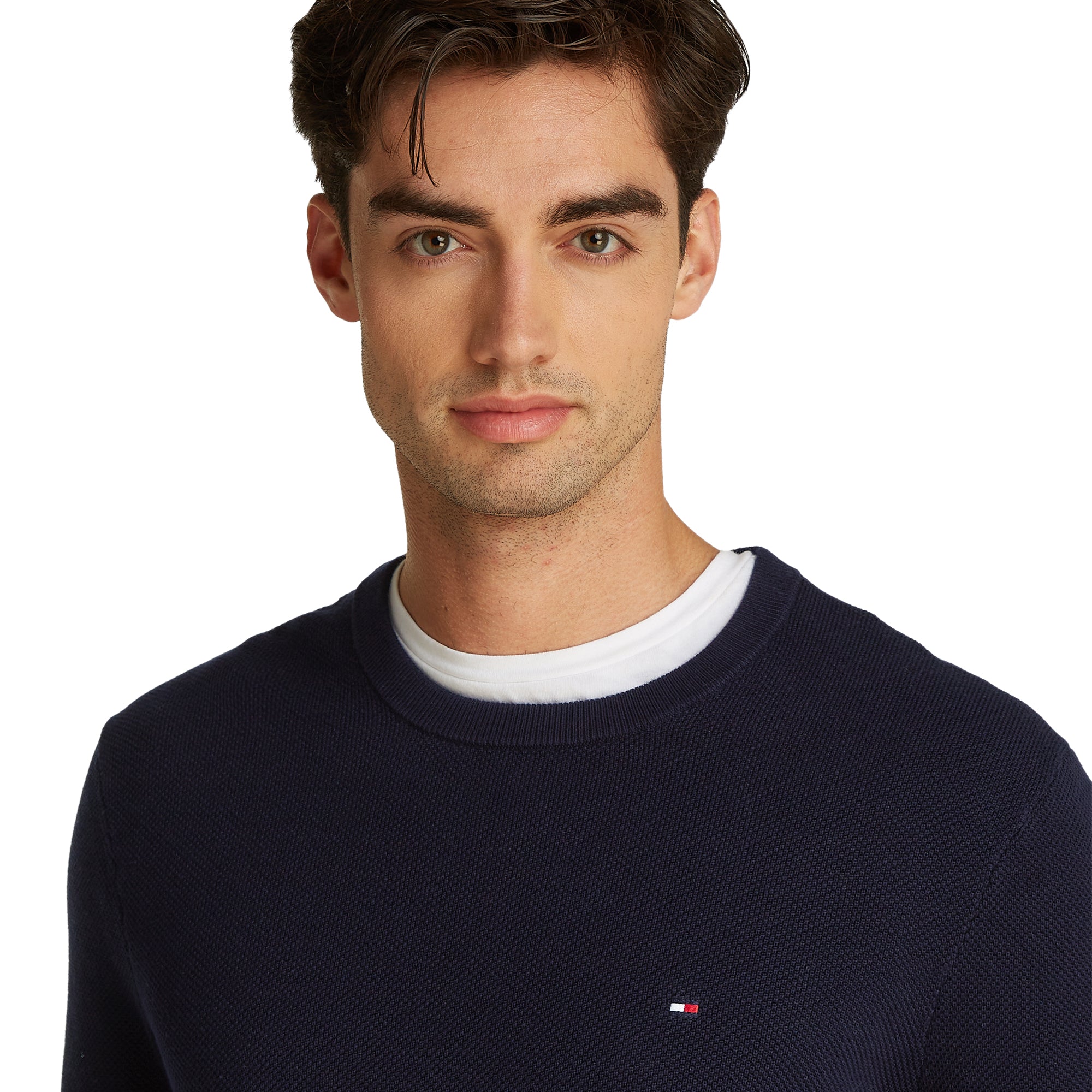 Tommy Hilfiger Essential Structure Crew Neck Desert Sky DW5