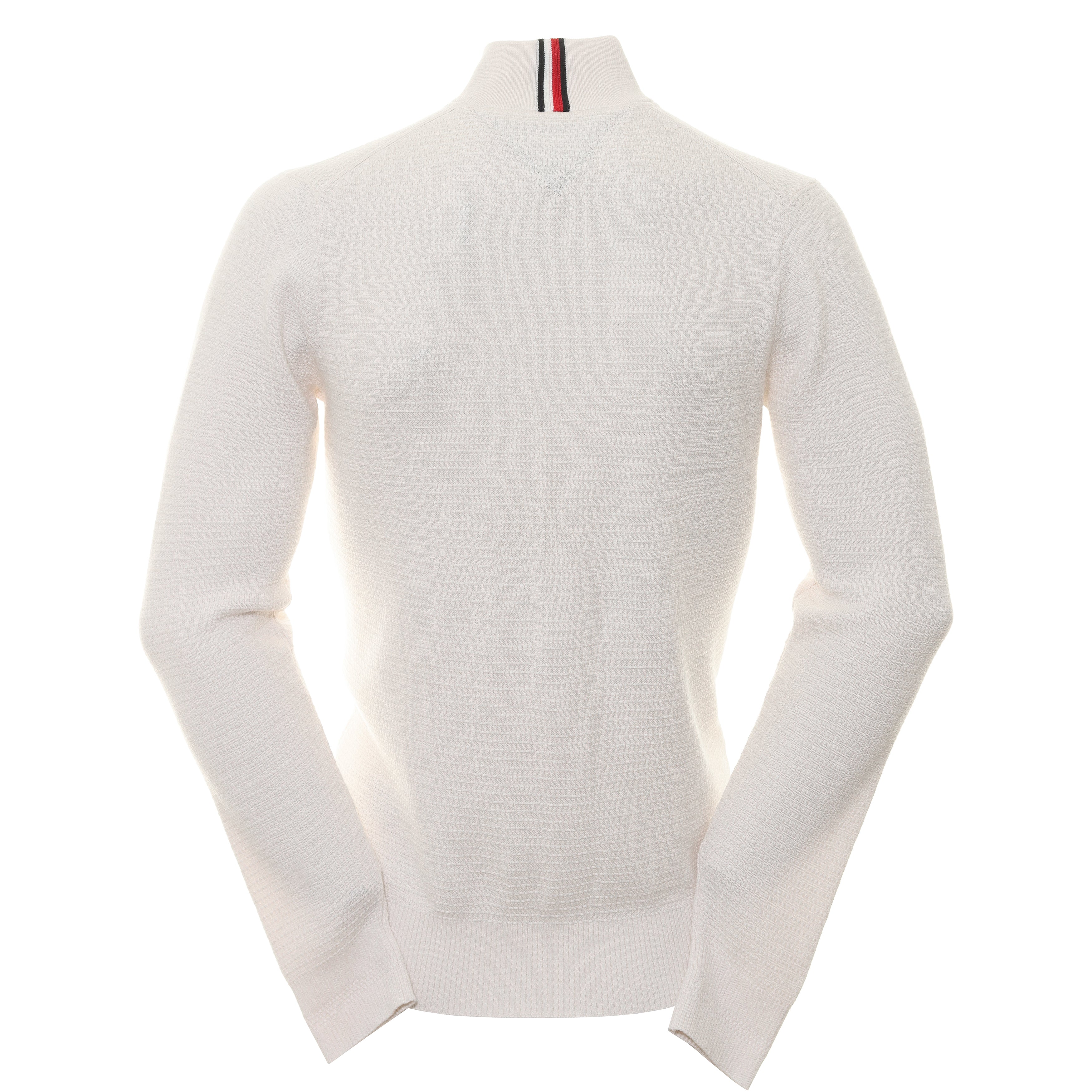 Pull interlaced structure blanc homme - Tommy Hilfiger