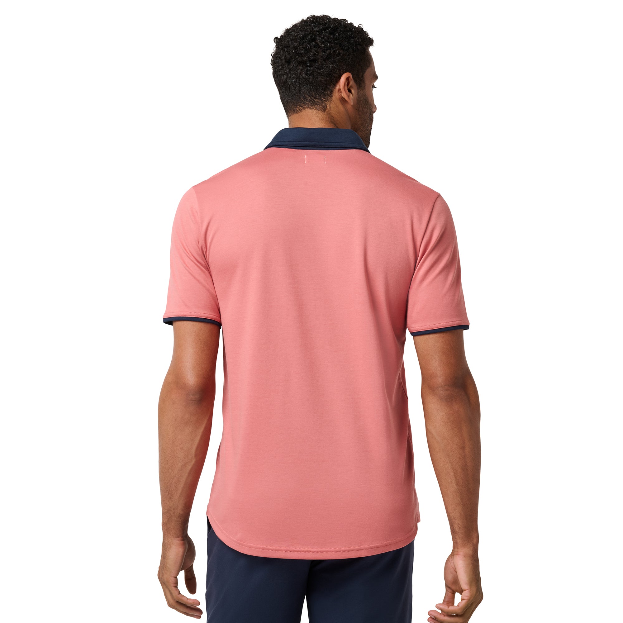 TravisMathew All Day Social Club Polo Shirt - Brick Dust 6BRK