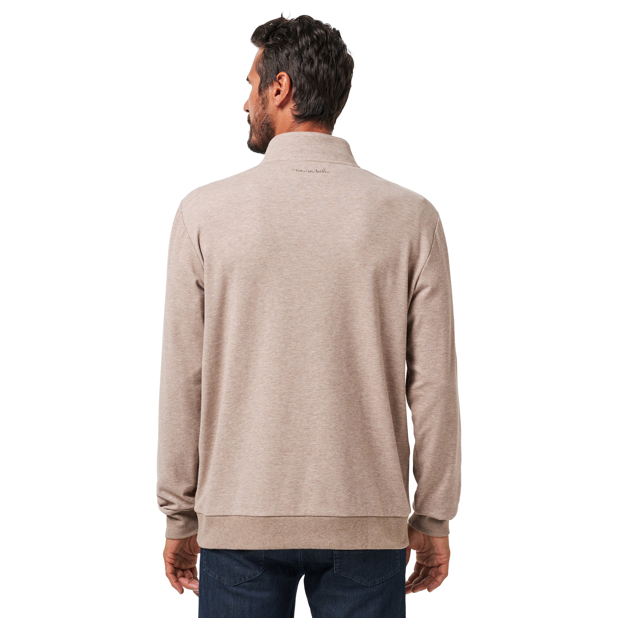 TravisMathew Cloud 2.0 1/4 Zip - Portabella - 1MS309-2PRT - Function18