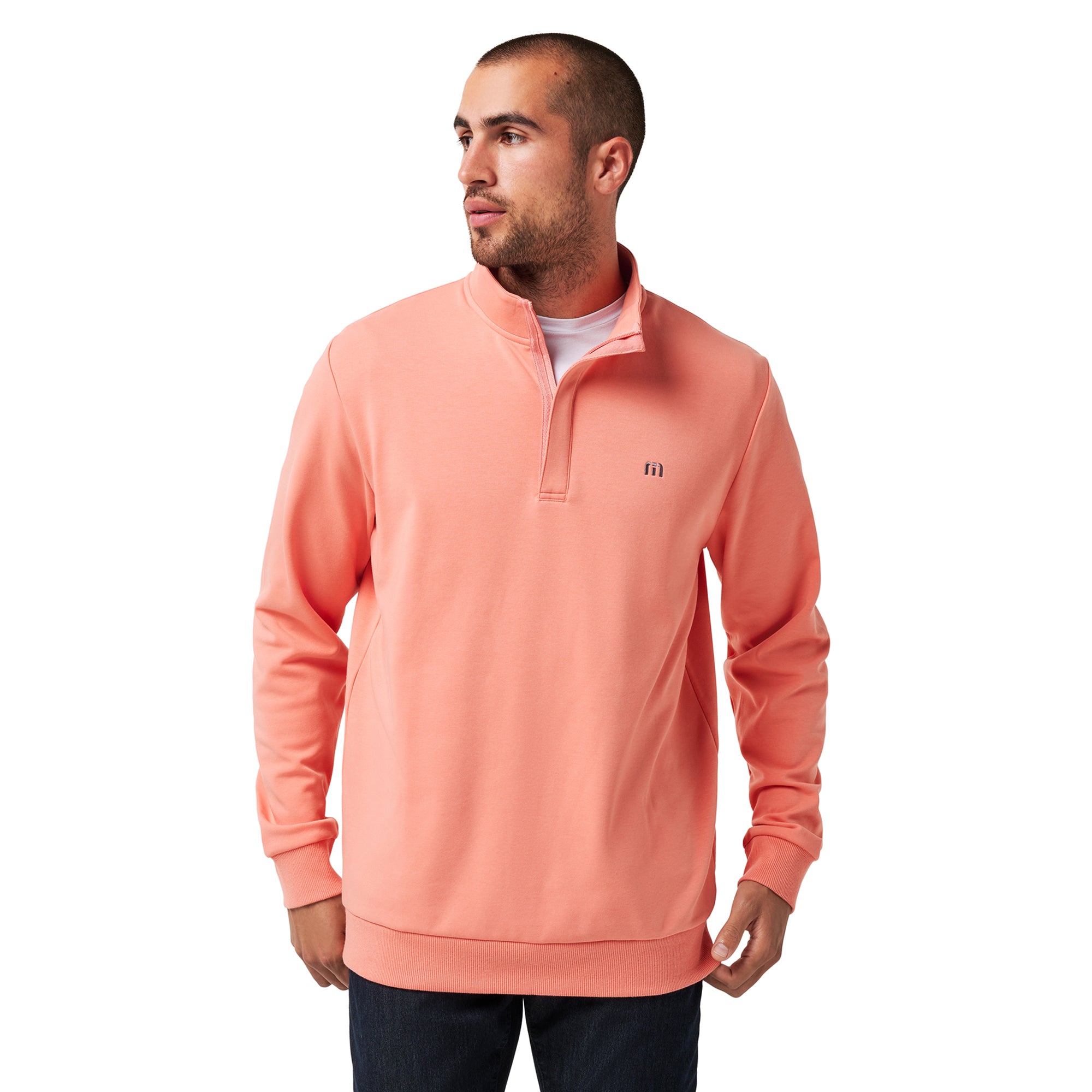 TravisMathew Cloud 2.0 1/4 Zip - Terracotta - 1MS309-G0061