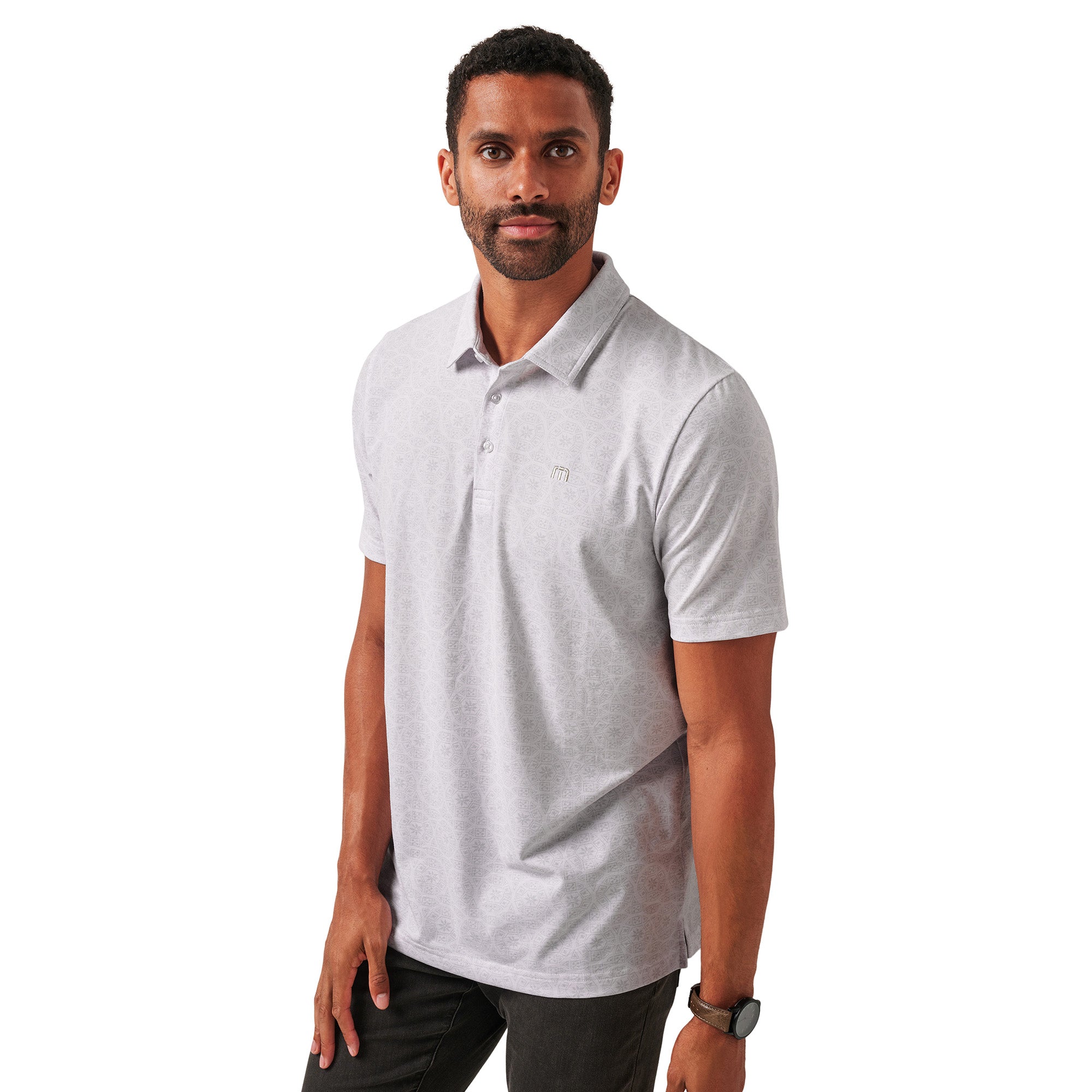 TravisMathew Free Passage Polo Shirt - White - A40117-1WHT