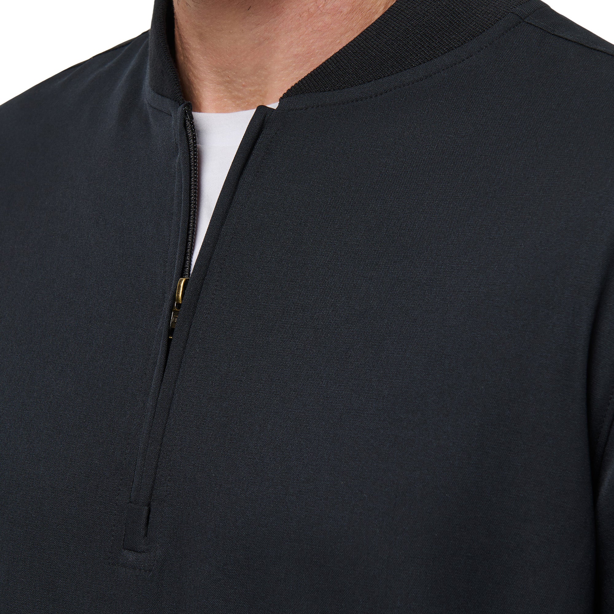 TravisMathew Highway Men 1/4 Zip - Black - A42380-0BLK