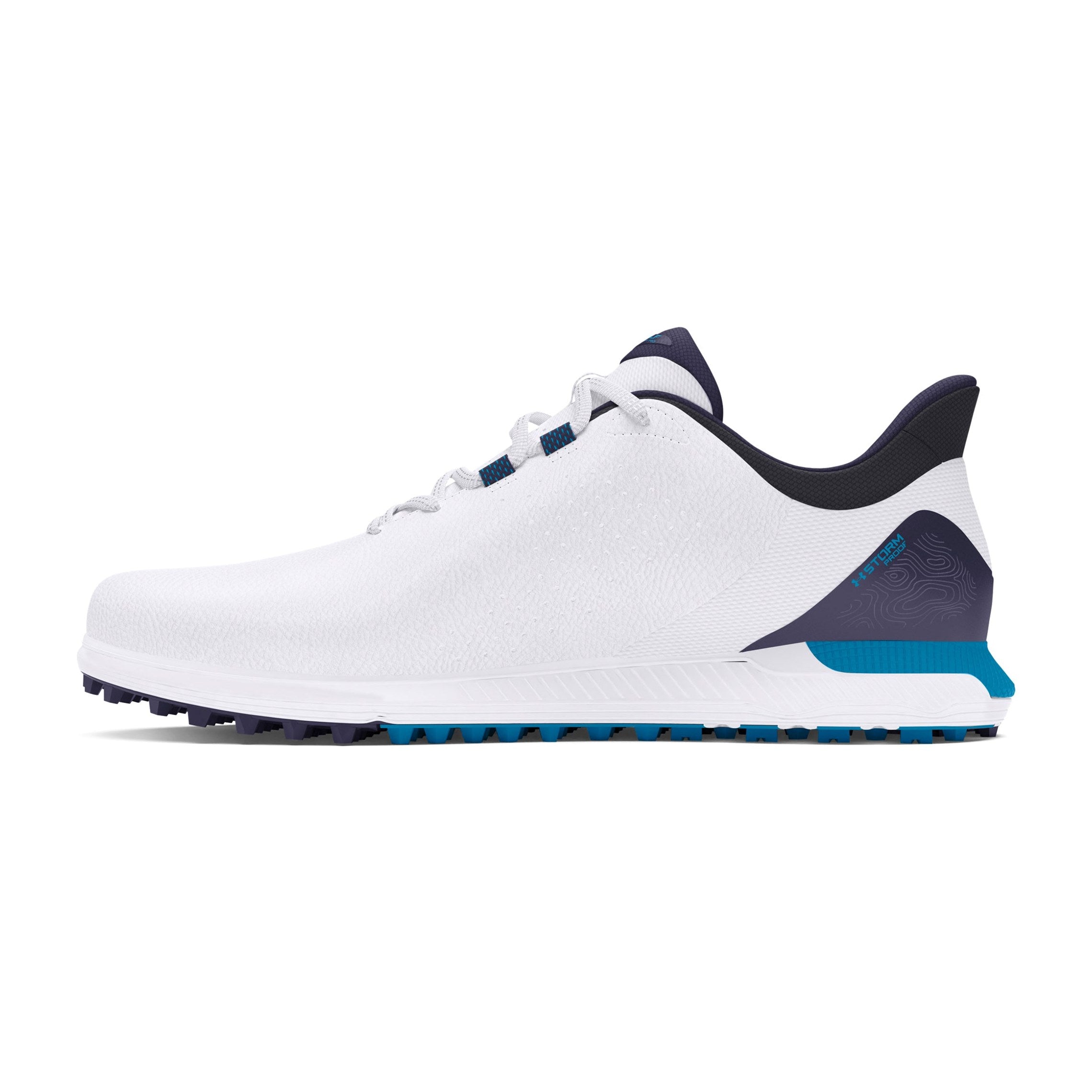 Under Armour Drive Fade SL Golf Shoes White/Capri/Midnight Navy