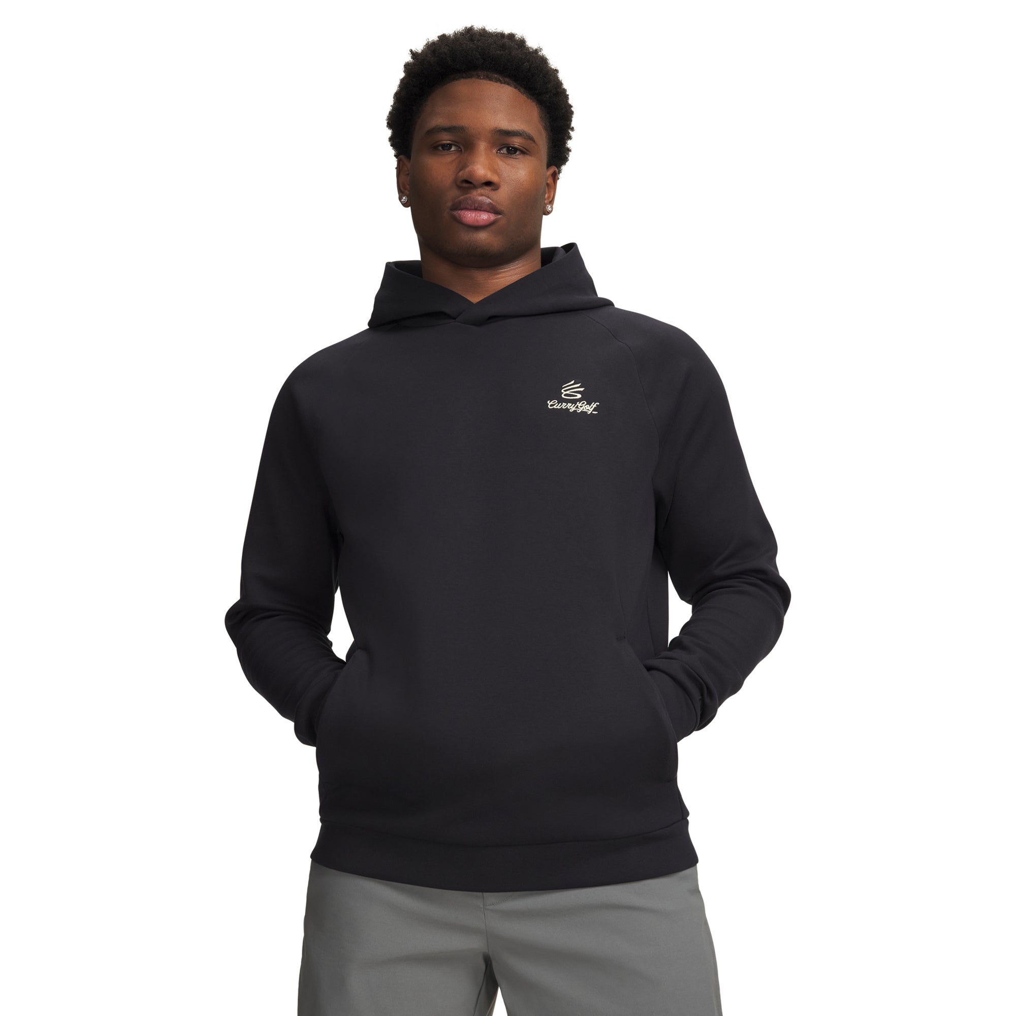 Under Armour Golf Curry Range Hoodie - Black 001 - 6016227-001