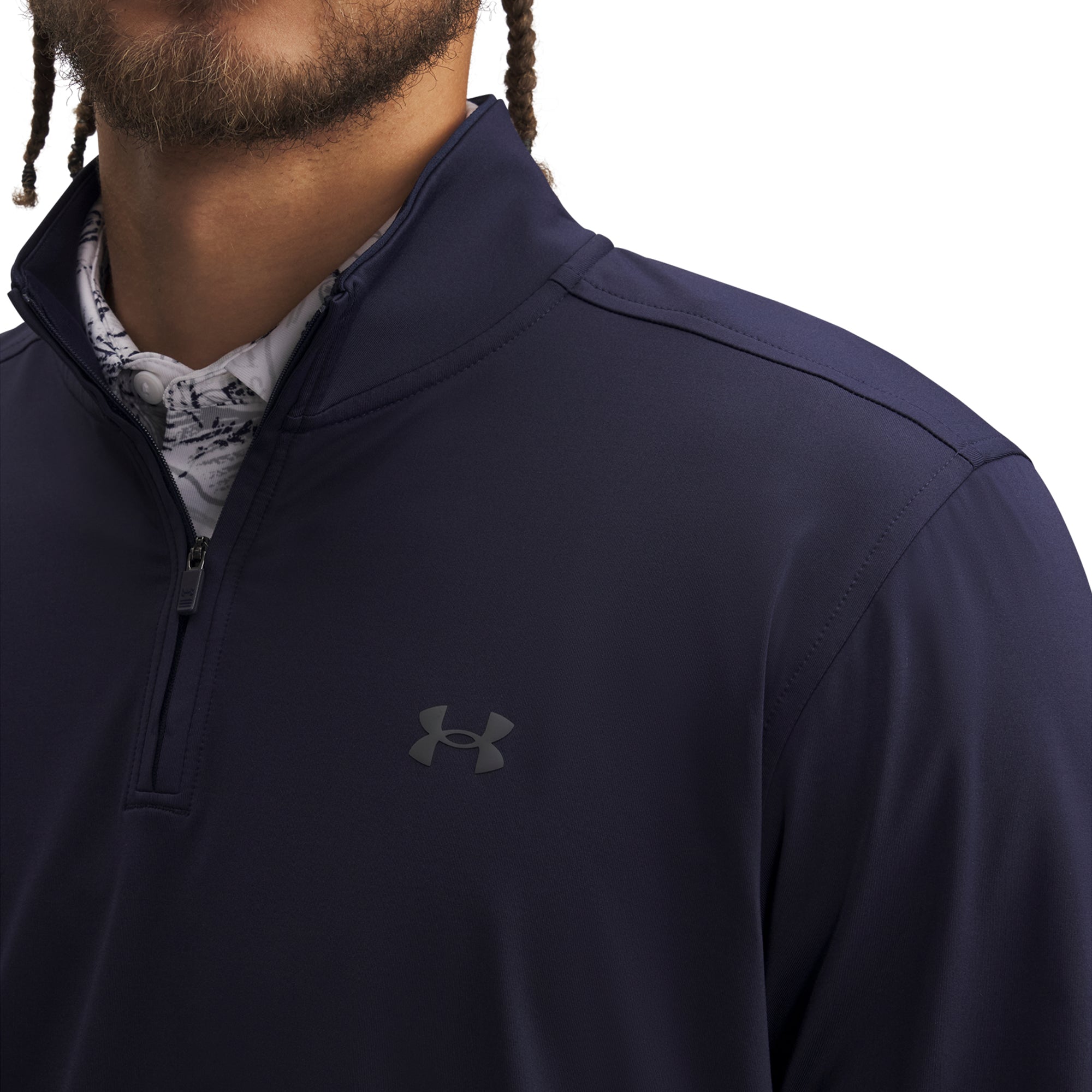 Under Armour Golf Drive 1/4 Zip Midlayer - Midnight Navy 410
