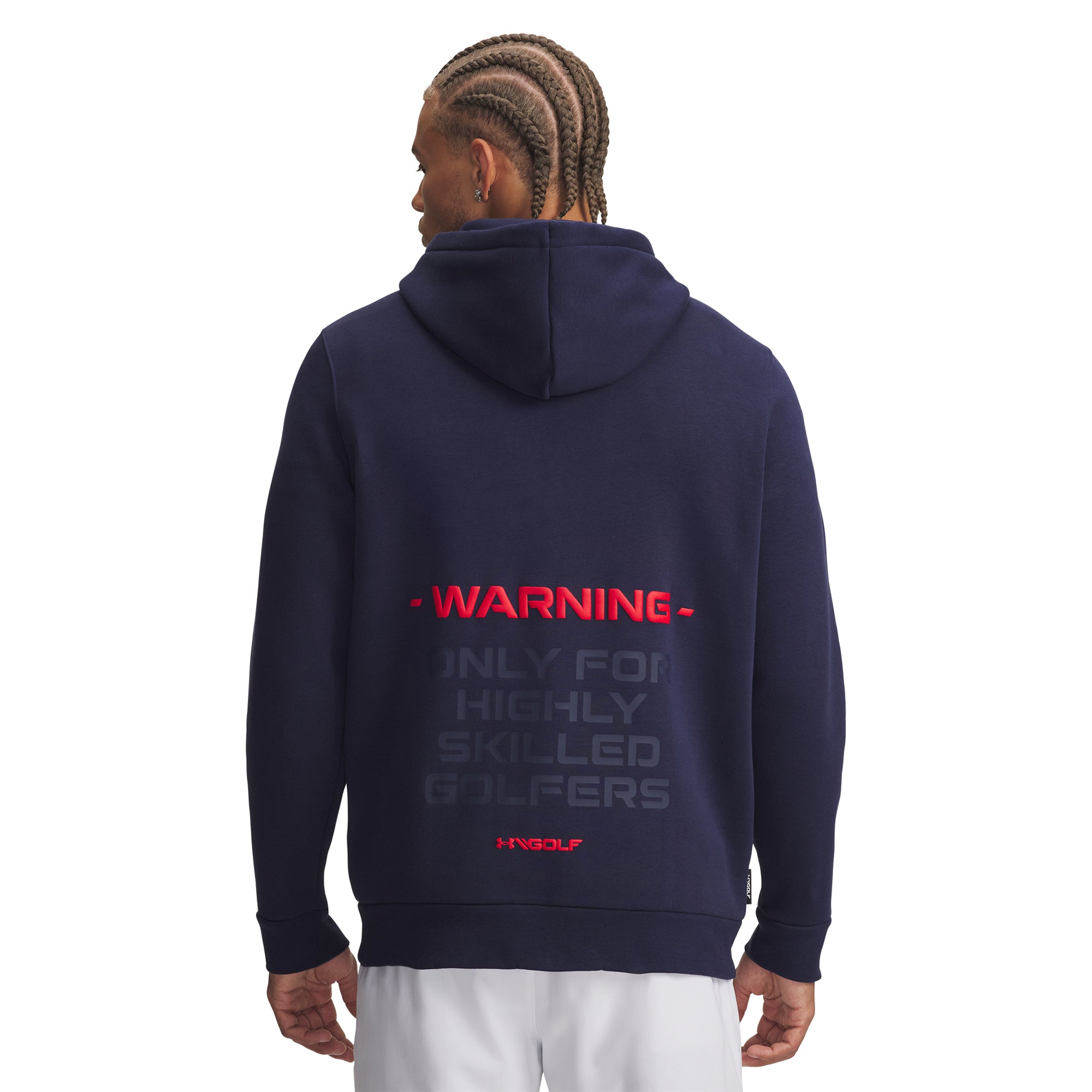 Under Armour Golf Drive Hazard Hoodie Midnight Navy/Red