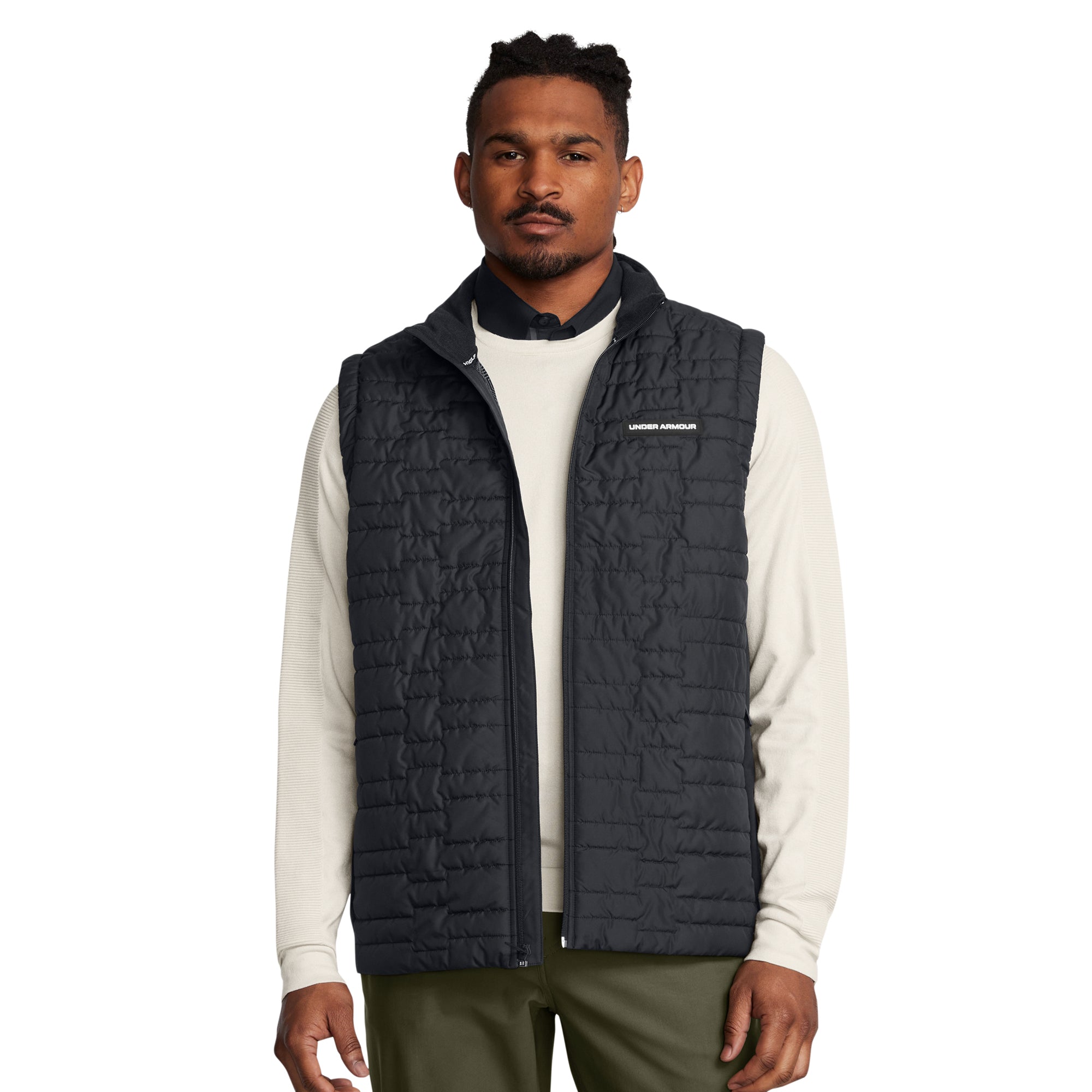 Under Armour Golf Drive Pro Insulated Vest 1385830 Black 001