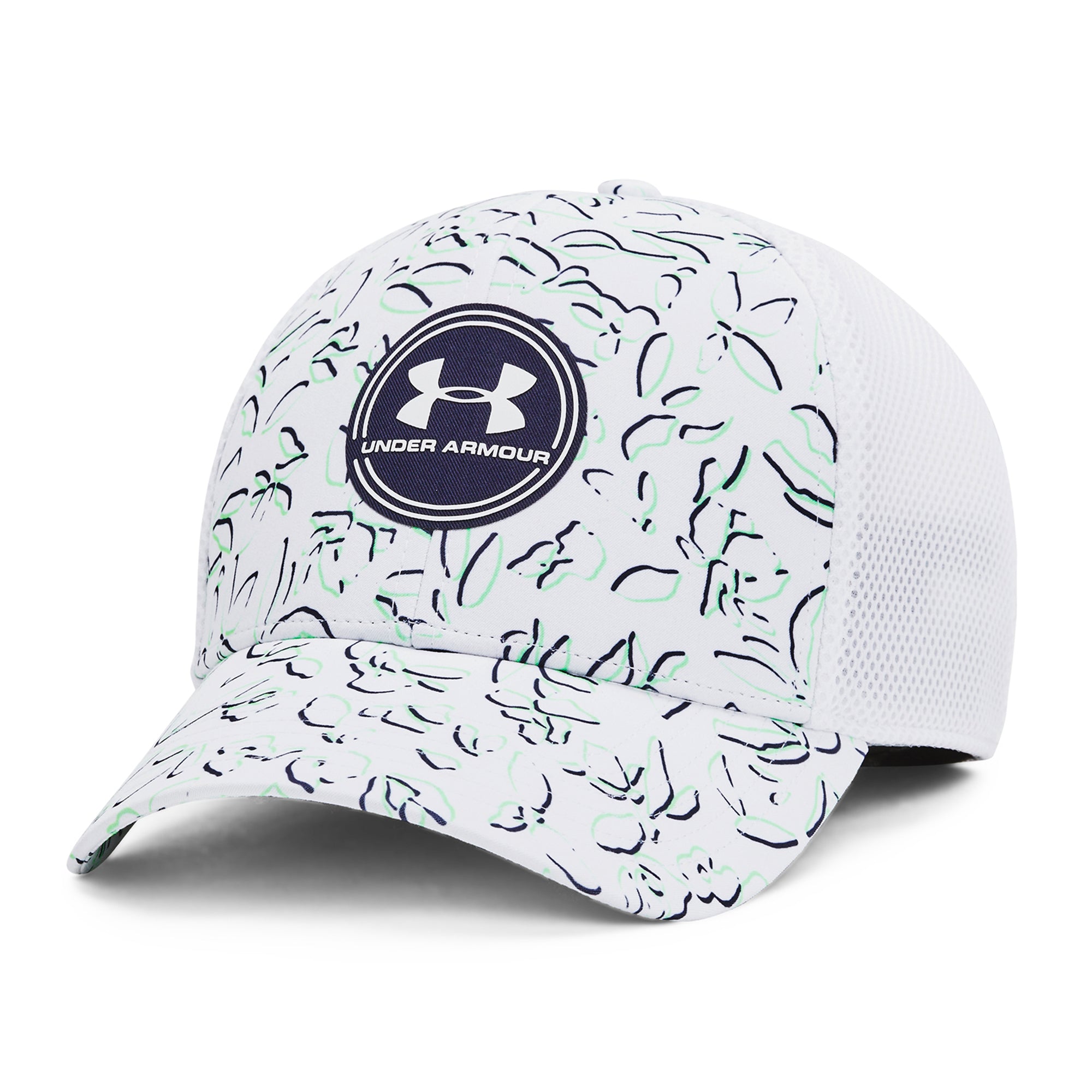 Under Armour Golf Iso-chill Driver Mesh Cap White M-L 1369804-105-M/L
