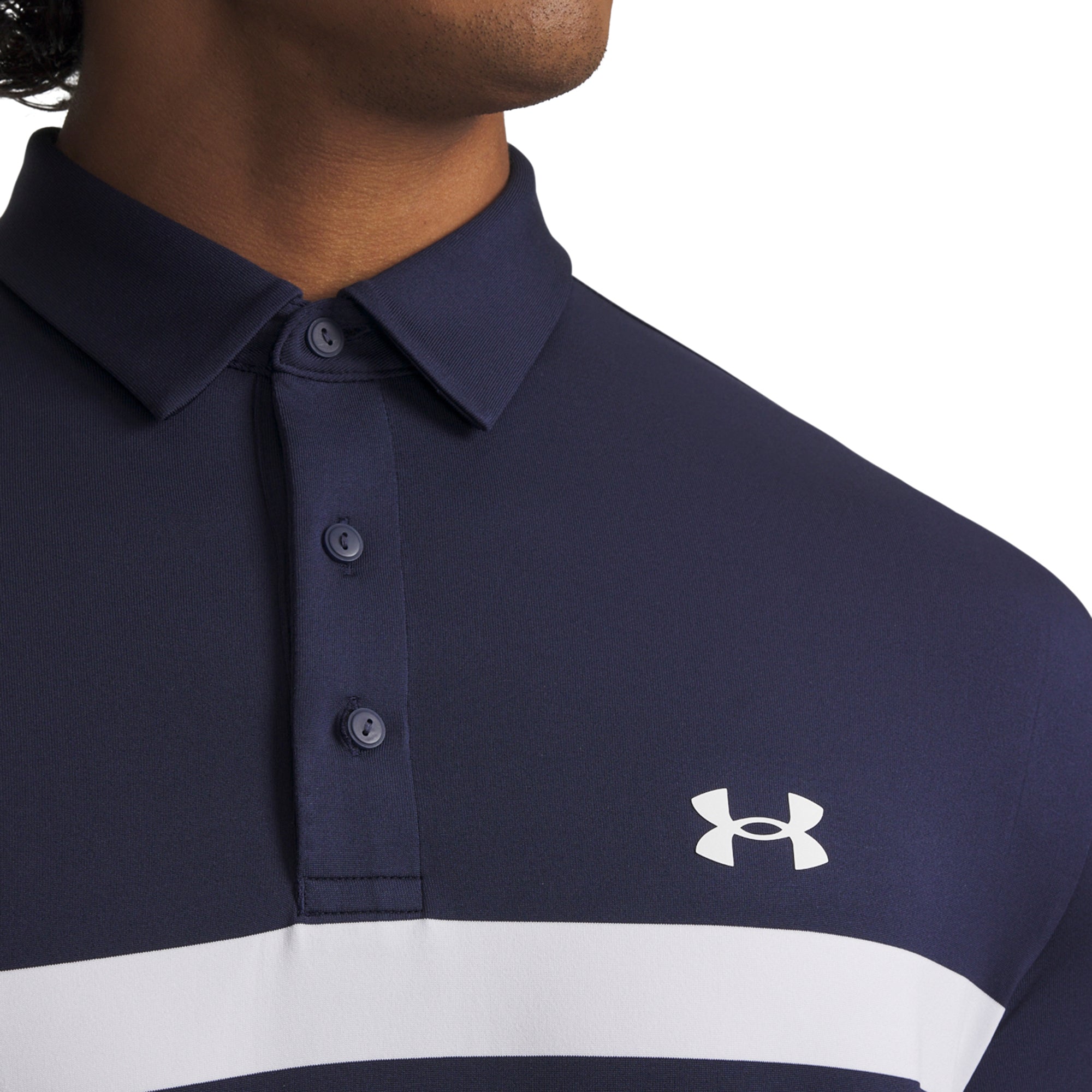 Under Armour Golf Playoff 3.0 Shirt - Midnight Navy/White 428