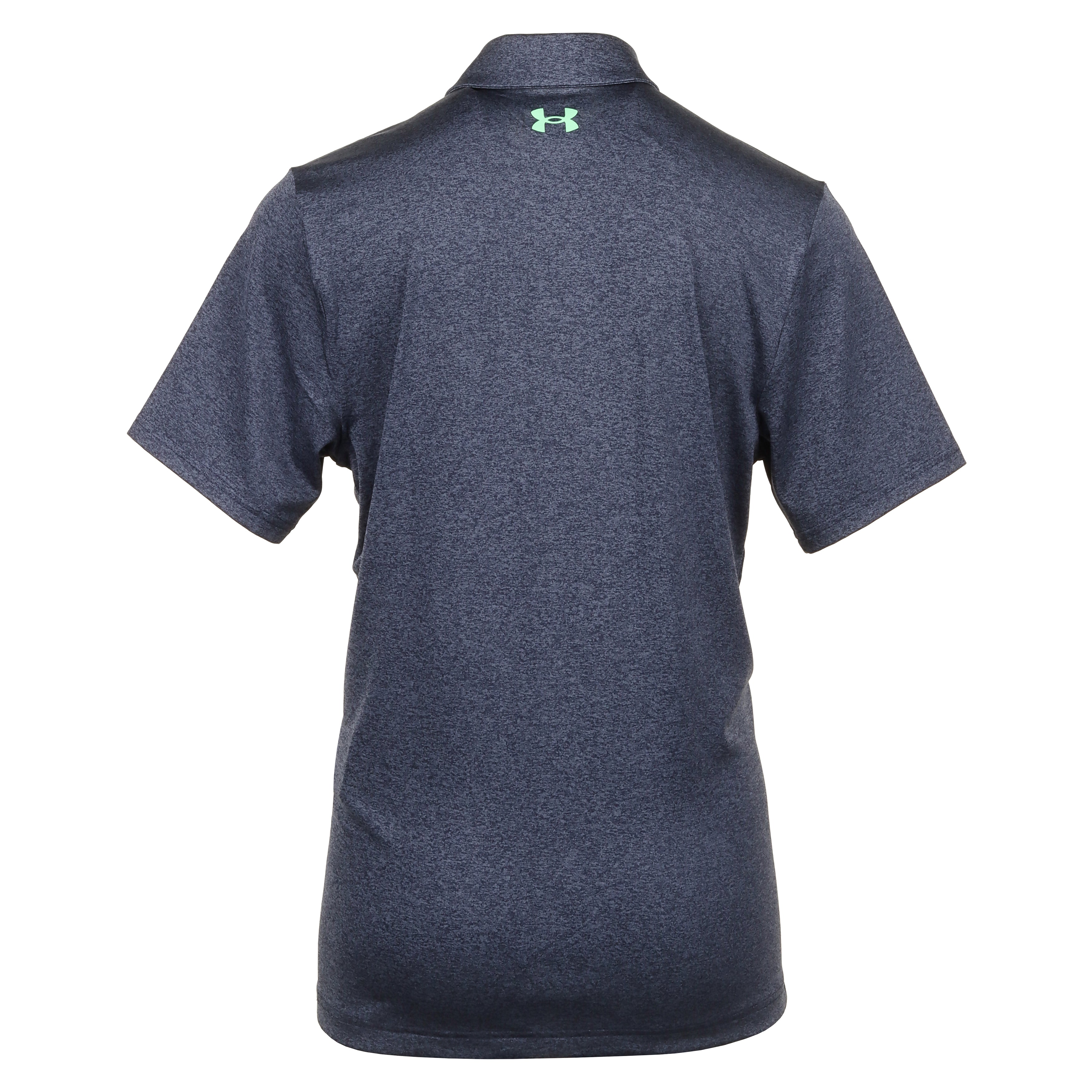 Under Armour Playoff 3.0 Stripe Golf Polo Shirt - Navy/Green Under Armour Playoff 3.0 Stripe Golf Polo Shirt - Navy/Green