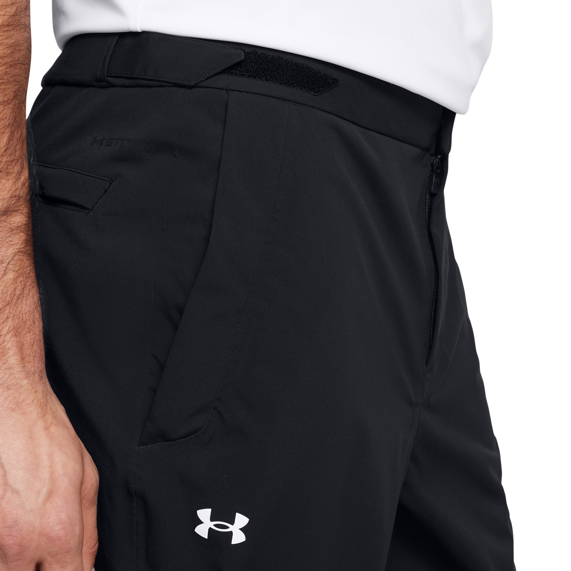 Under Armour Golf StormProof Waterproof Trousers Black 002