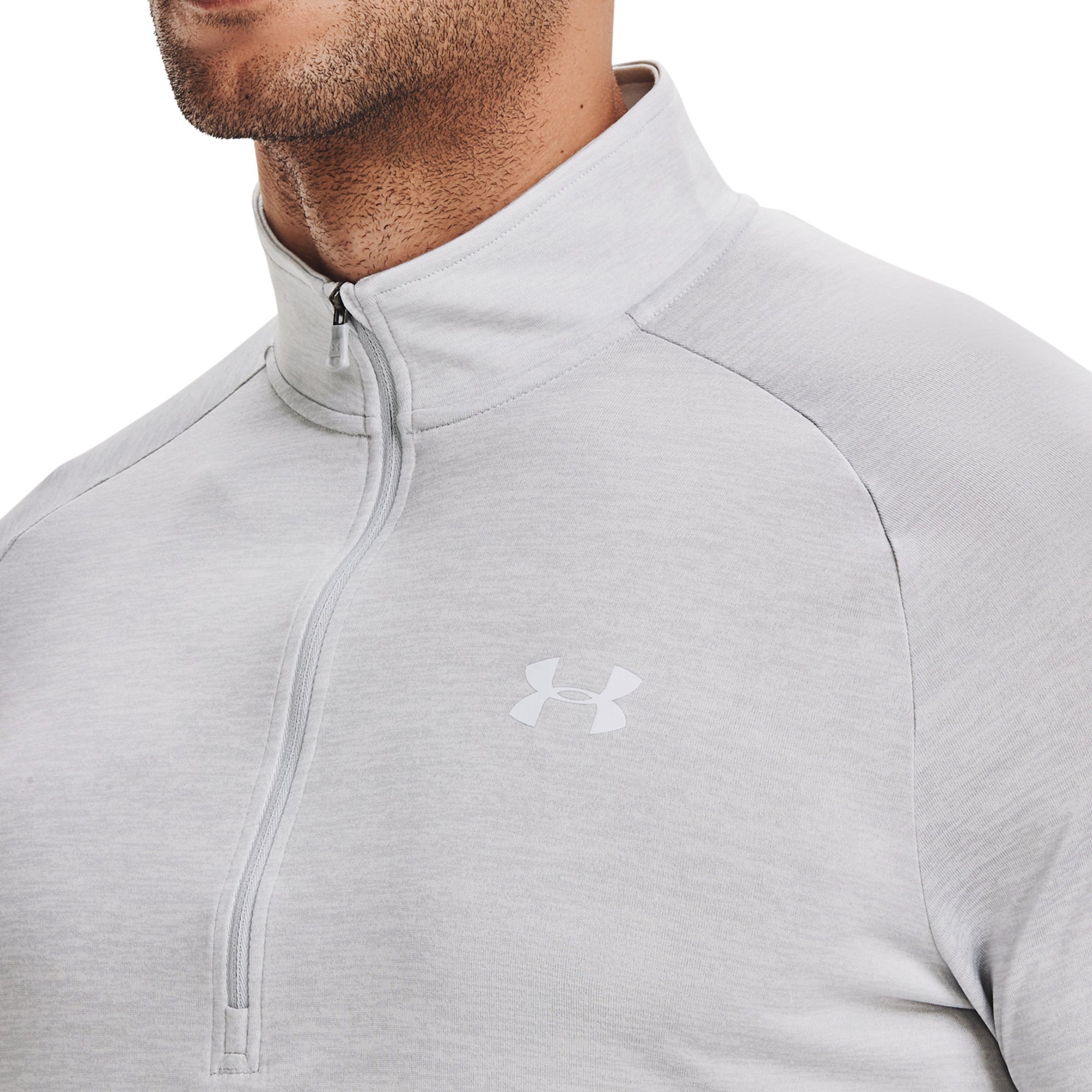 Under Armour Golf UA Tech 2.0 Zip 1328495 Halo Grey 014
