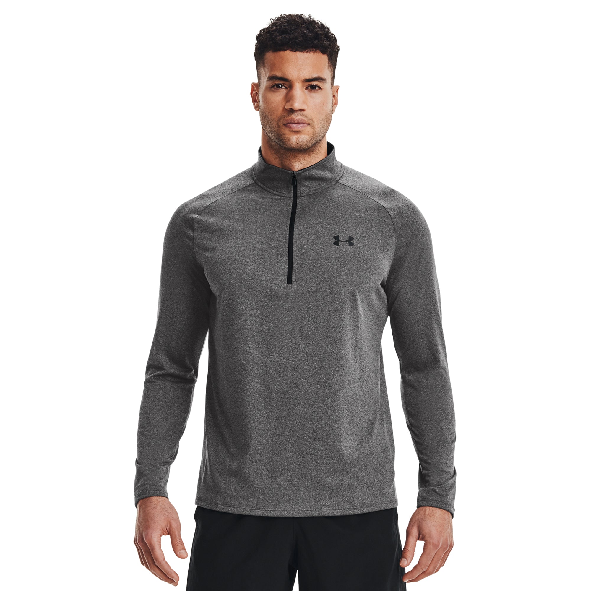 Under Armour Golf UA Tech 2.0 Zip - Carbon 090 - 1328495-090