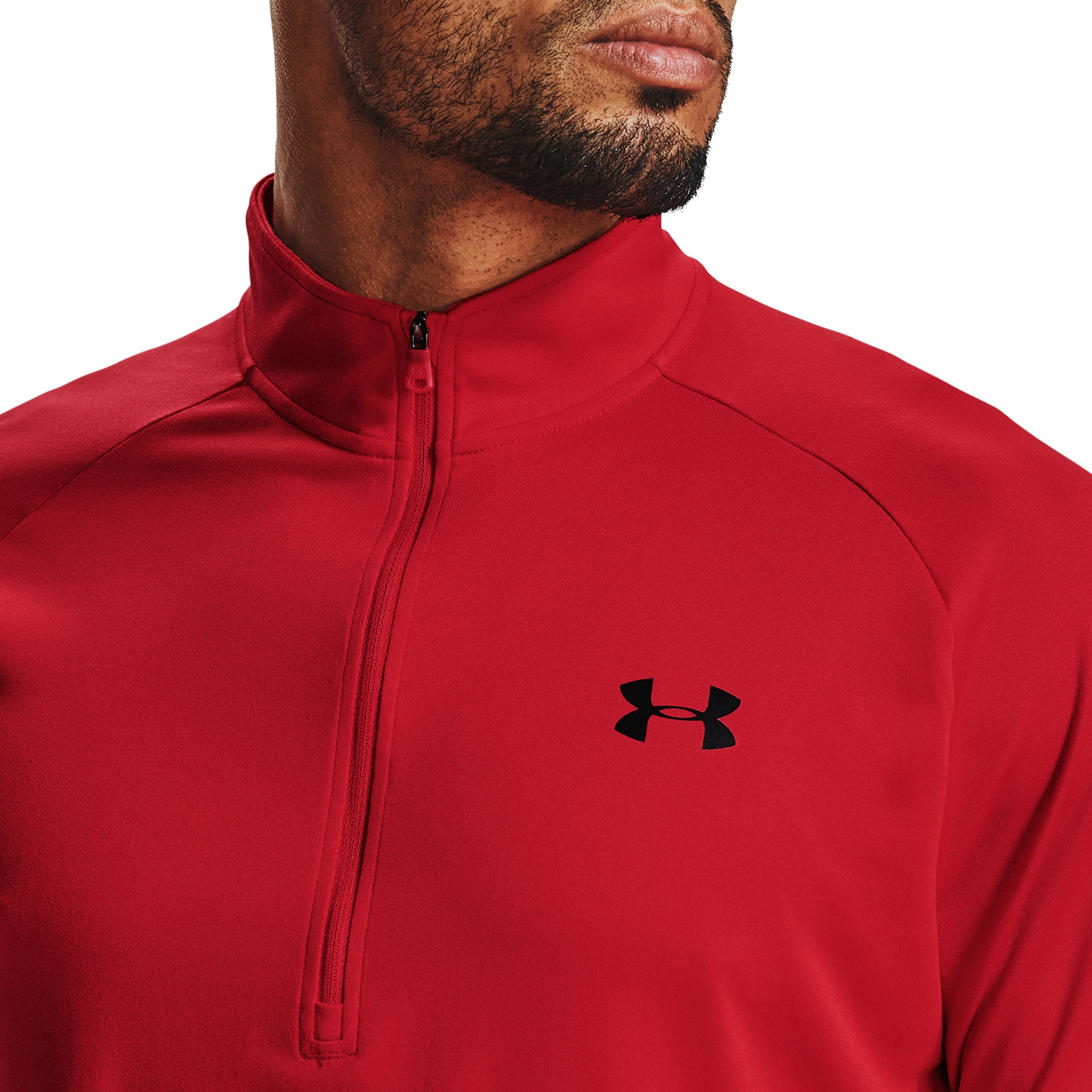 Under Armour Golf UA Tech 2.0 Zip - Red 602 - 1328495-602