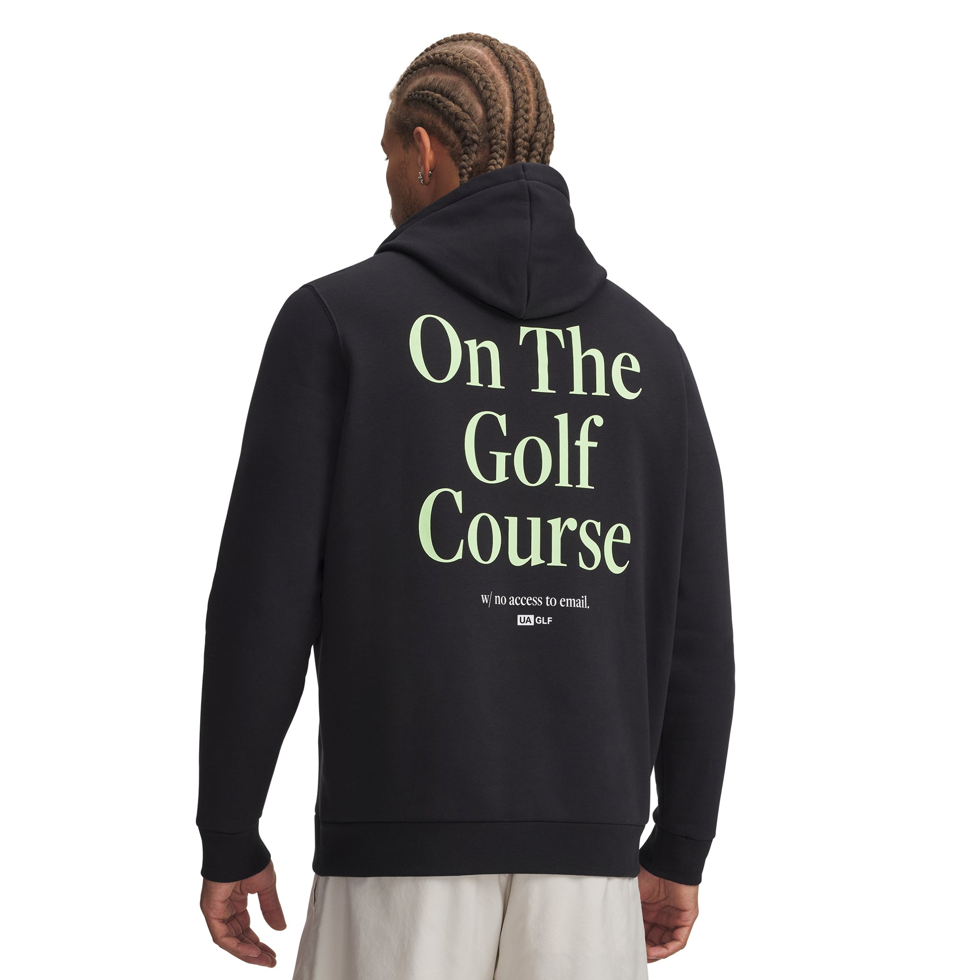Under Armour Golf 'GLF Trip' Icon Fleece Hoodie - Black 001