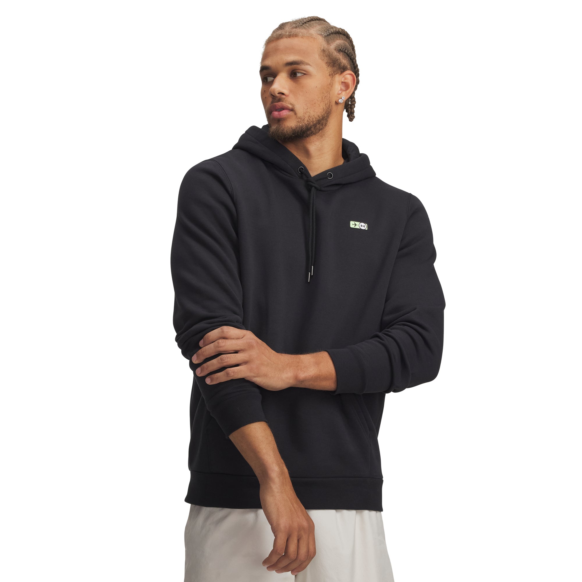Under Armour Golf 'GLF Trip' Icon Fleece Hoodie - Black 001