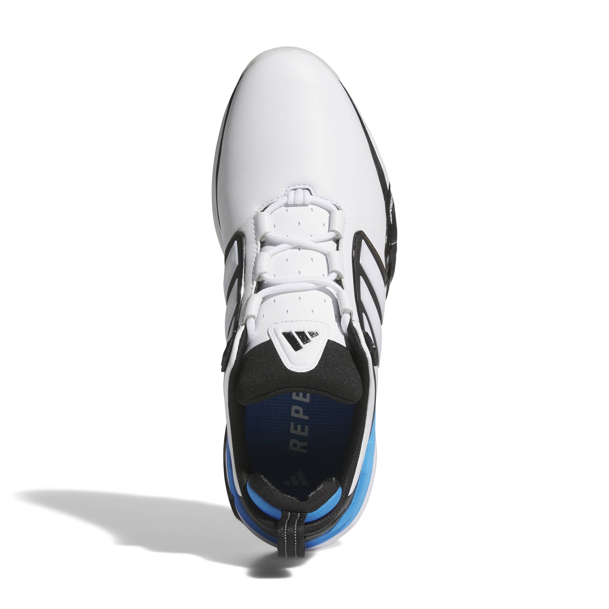 adidas Adipower 26 Spikeless Golf Shoes - White/Black/Lucid Ray Blue -  JP8394 - Function18