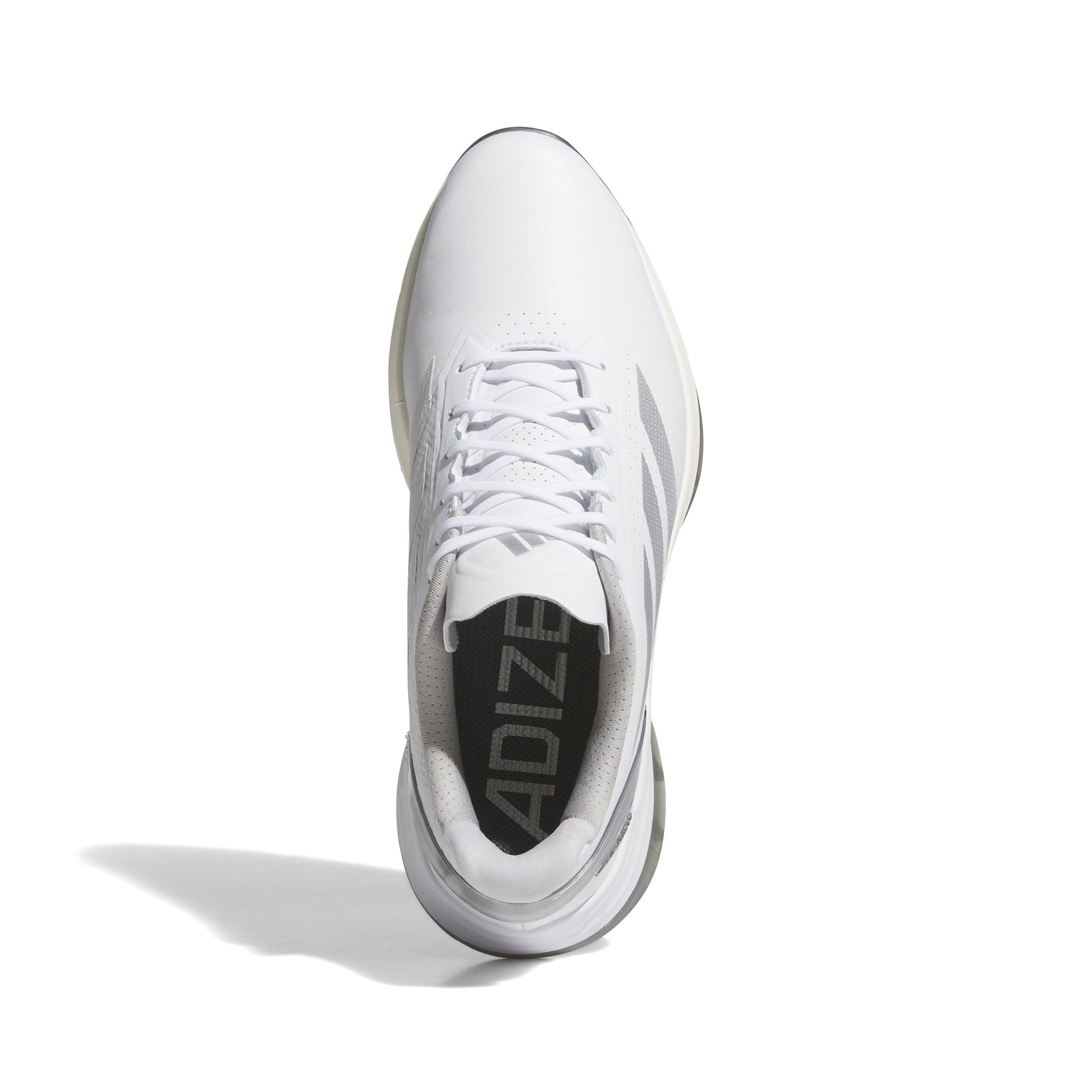 adidas Adizero ZG Golf Shoes - White/Grey Three/Silver Metallic