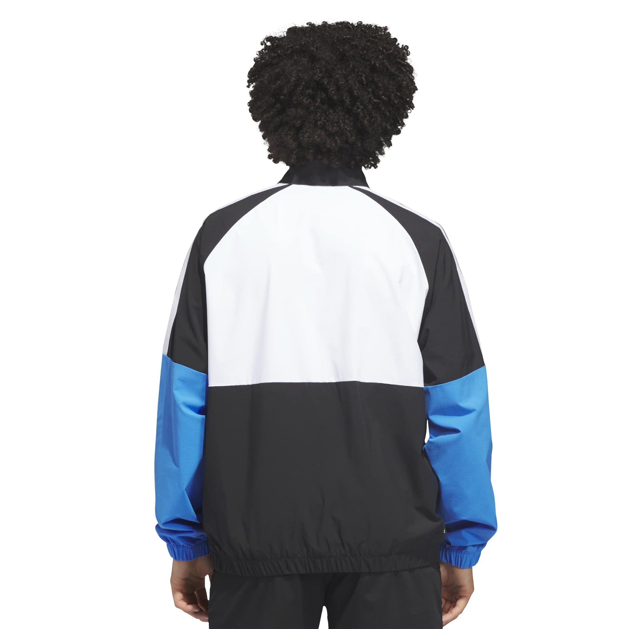 adidas Golf BTC Full Zip Windbreaker - Black/White - JZ7004