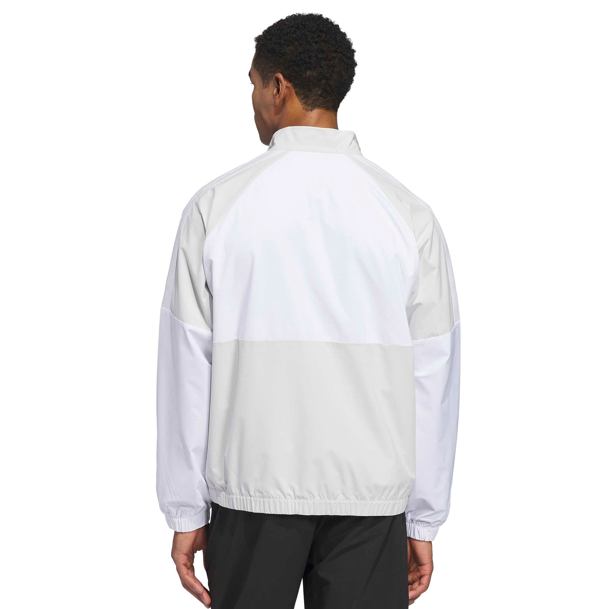 adidas Golf BTC Full Zip Windbreaker - Orbit Grey/White - JZ9420
