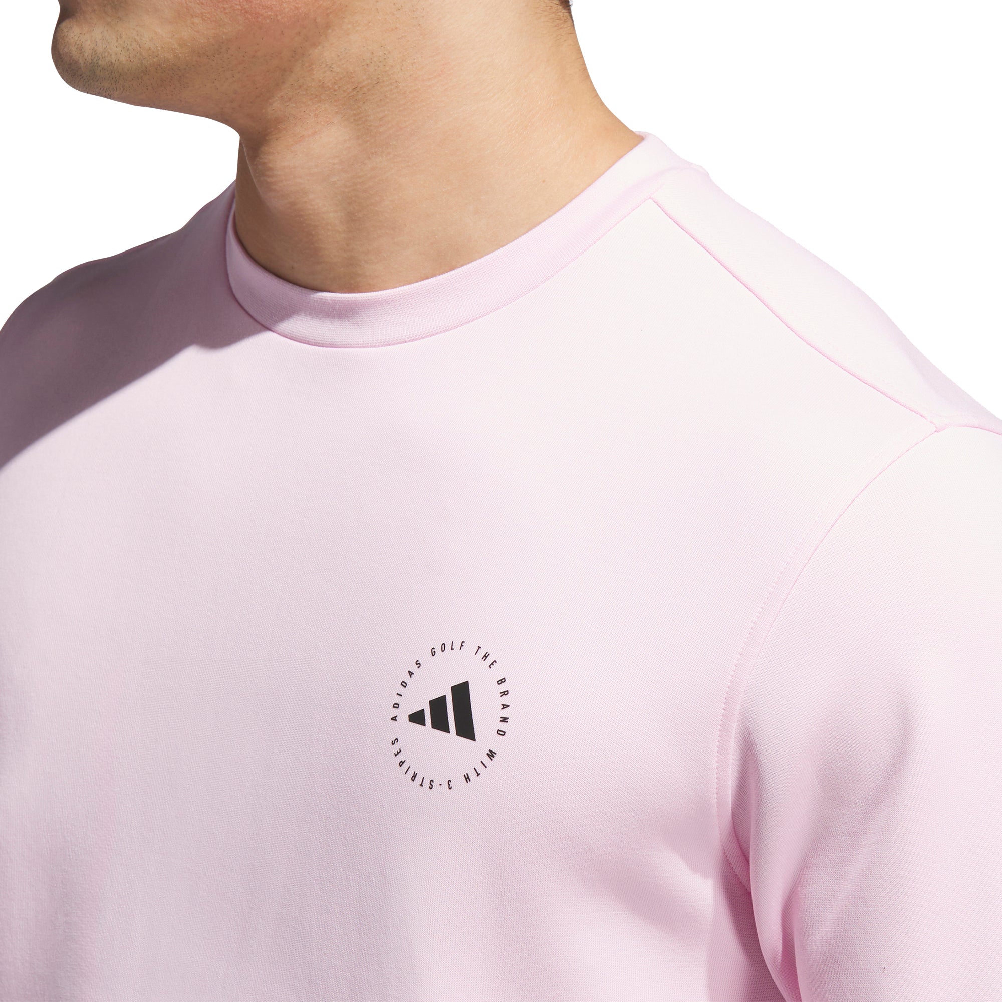 adidas Golf Crew Neck Sweater - Clear Pink - JX7234 - Function18 |  Restrictedgs