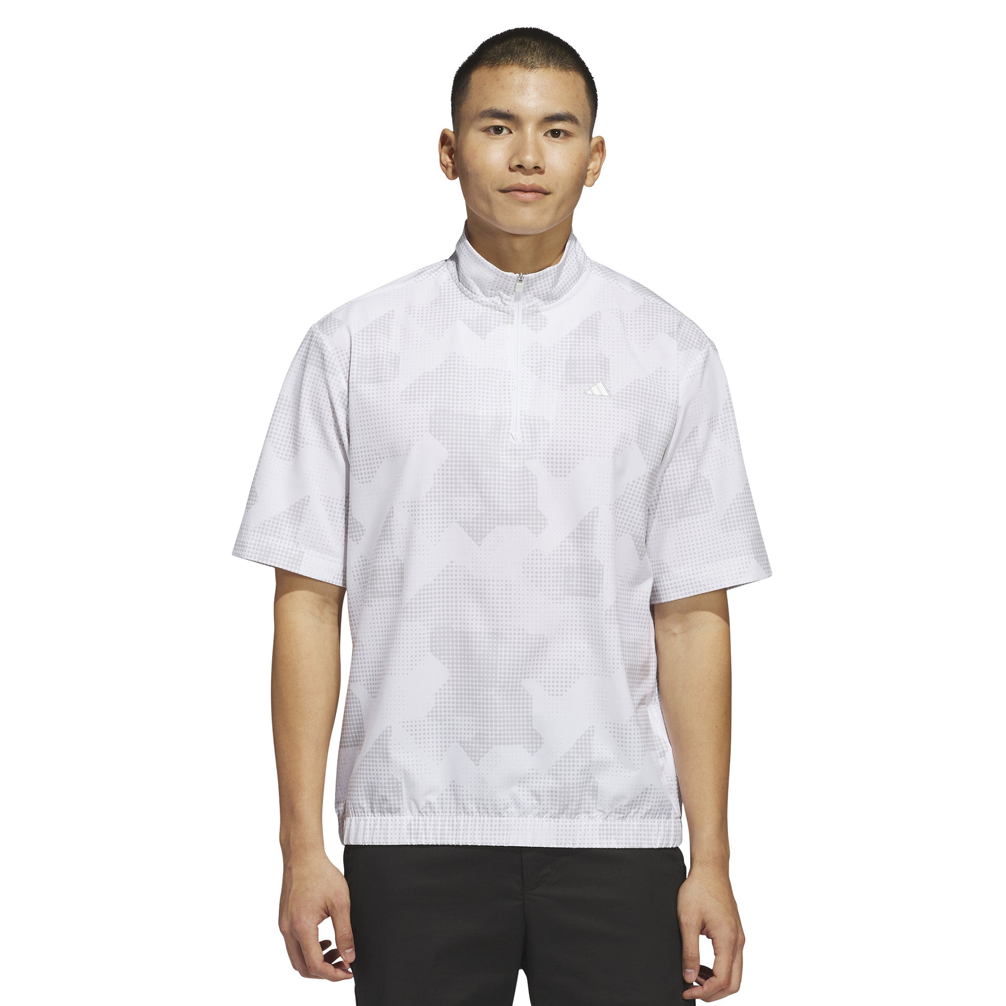 adidas Go-To DWR Short Sleeve Half-Zip Golf Pullover - Aurora adidas Go-To DWR Short Sleeve Half-Zip Golf Pullover - Aurora