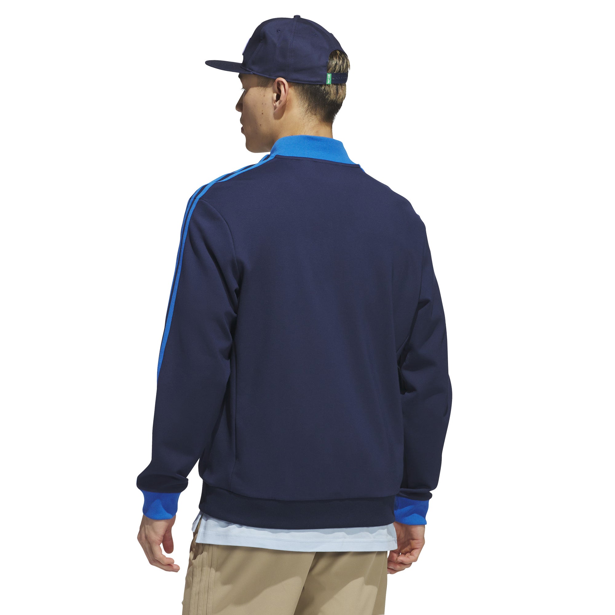 adidas Golf Originals 3-Stripes 1/4 Zip - Night Indigo - JP0938