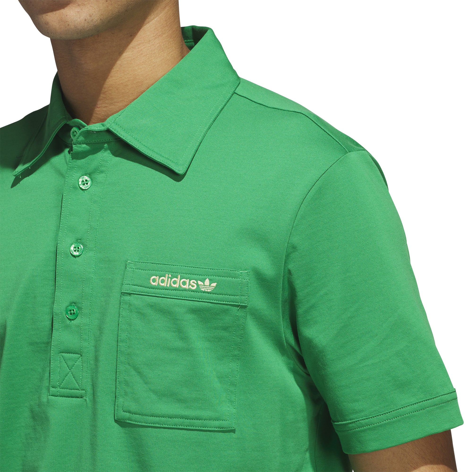 adidas Golf Originals Archive Pocket Shirt - Green - JF5002