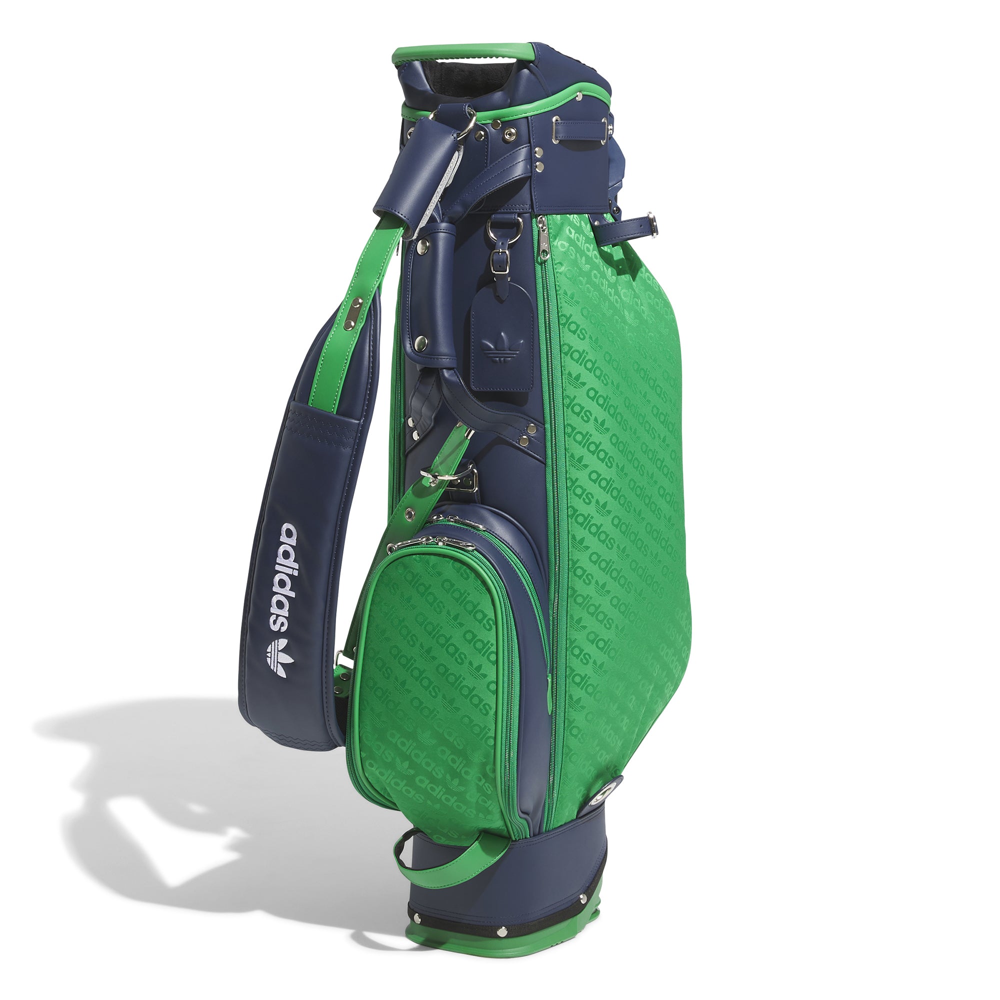 adidas Golf Originals Caddy Stand Bag - Green/Night Indigo