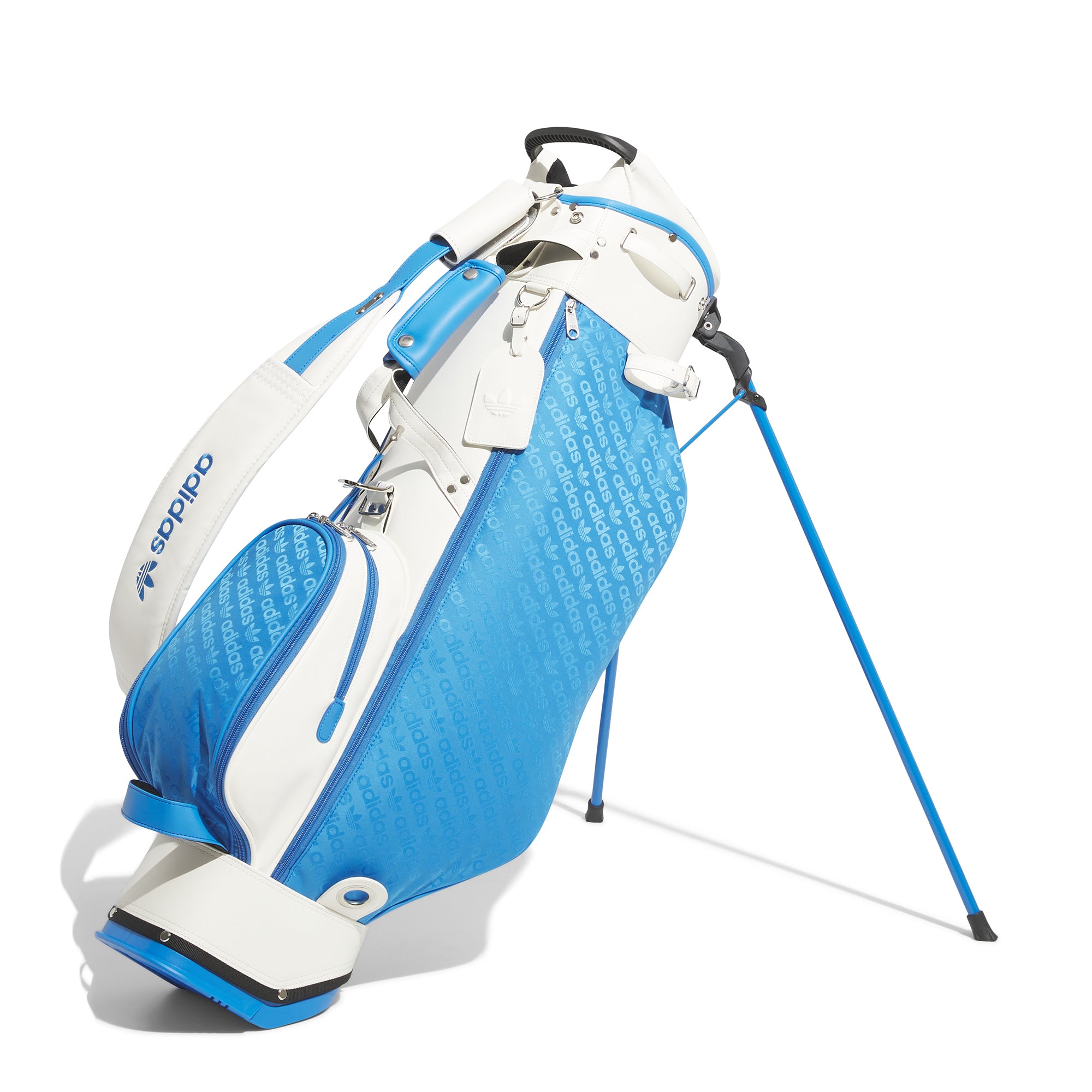 adidas Golf Originals Caddy Stand Bag - Bluebird/White - JH1231 - Function18 adidas Golf Originals Caddy Stand Bag - Bluebird/White - JH1231 - Function18