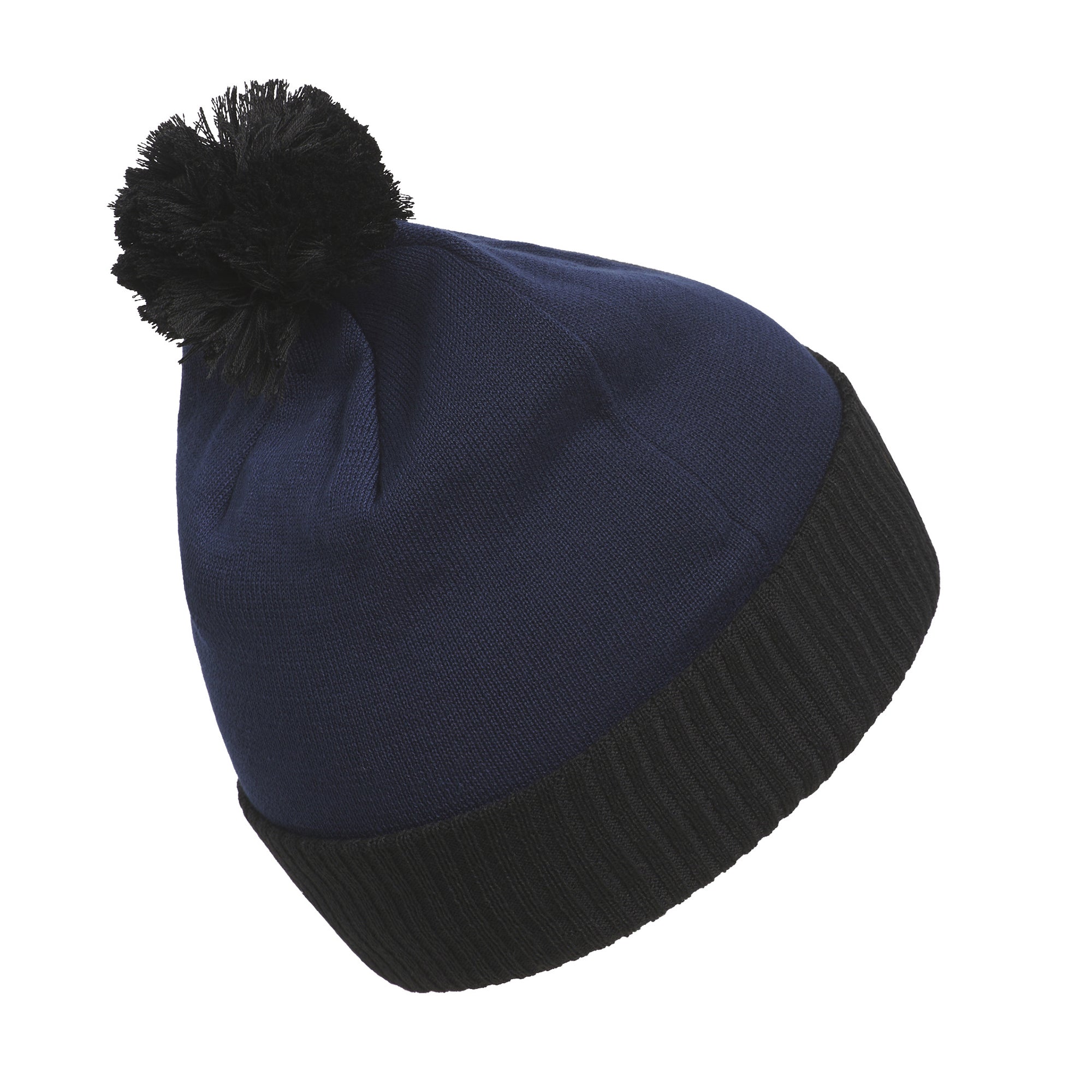 Adidas Pom 3 Stripe Golf Beanie - Navy