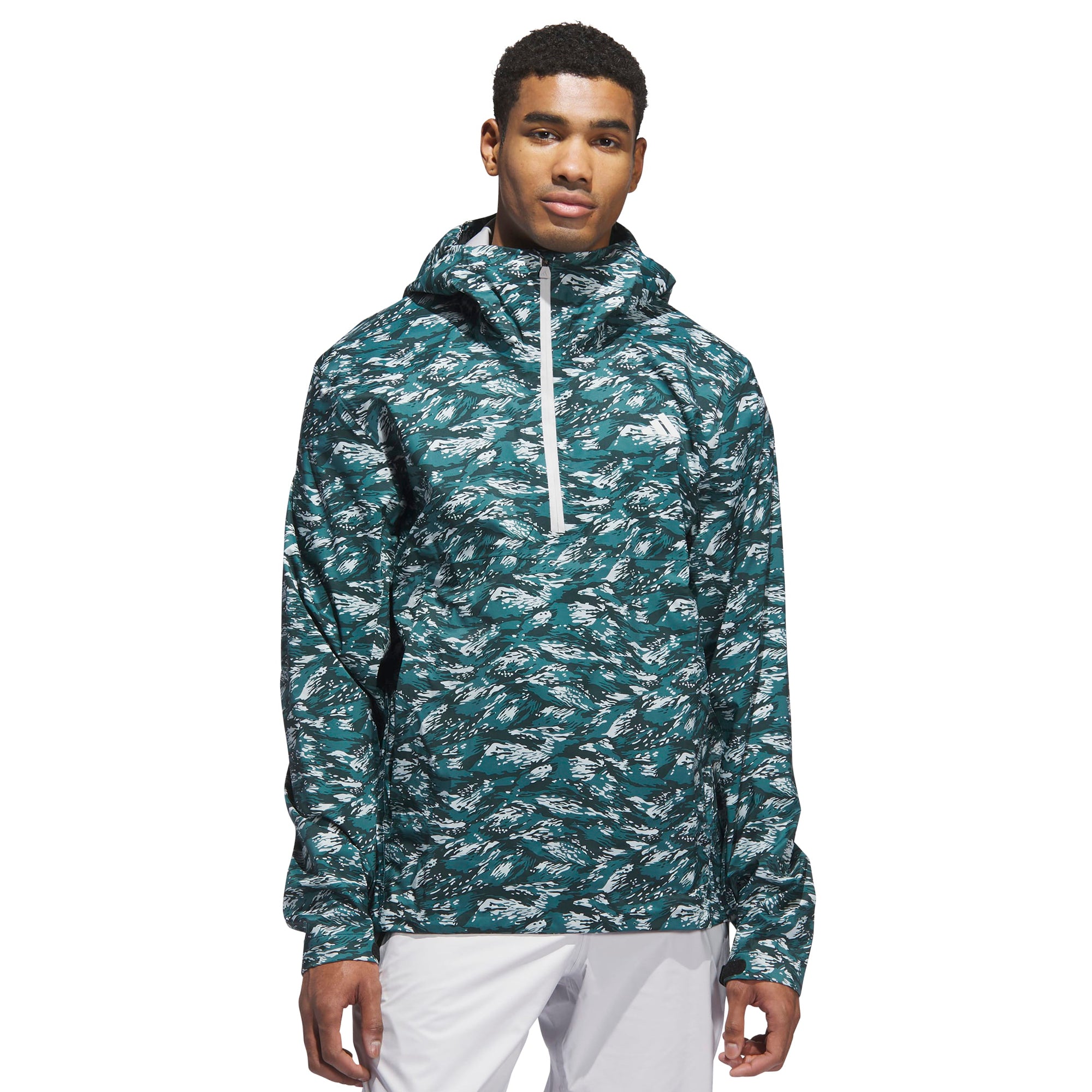 adidas Golf Tour Climaproof+ Anorak - Preloved Teal - JL5705