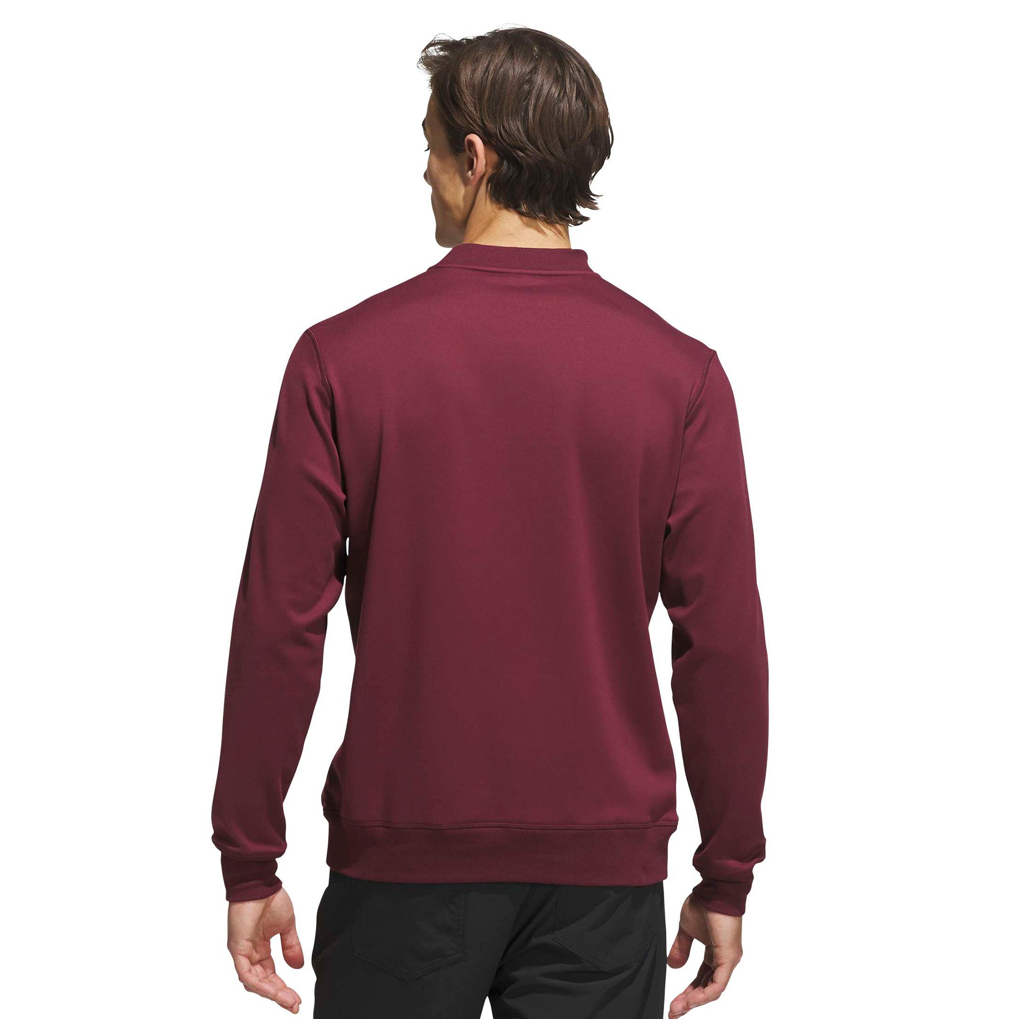 adidas Golf Ultimate365 Climawarm Crew Neck - Maroon - KV1327