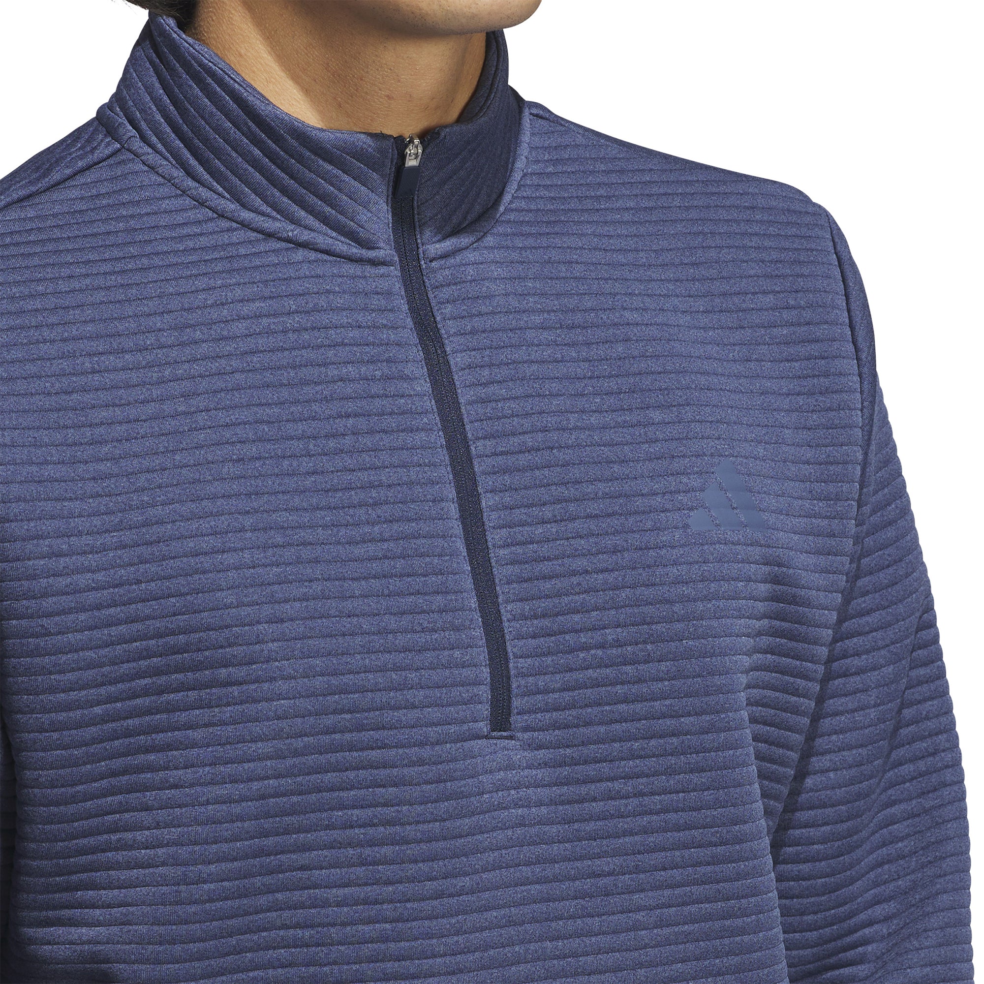 adidas Ultimate365 Fleece 1/4 Zip Golf pullover - Green/Collegiate Navy adidas Ultimate365 Fleece 1/4 Zip Golf pullover - Green/Collegiate Navy