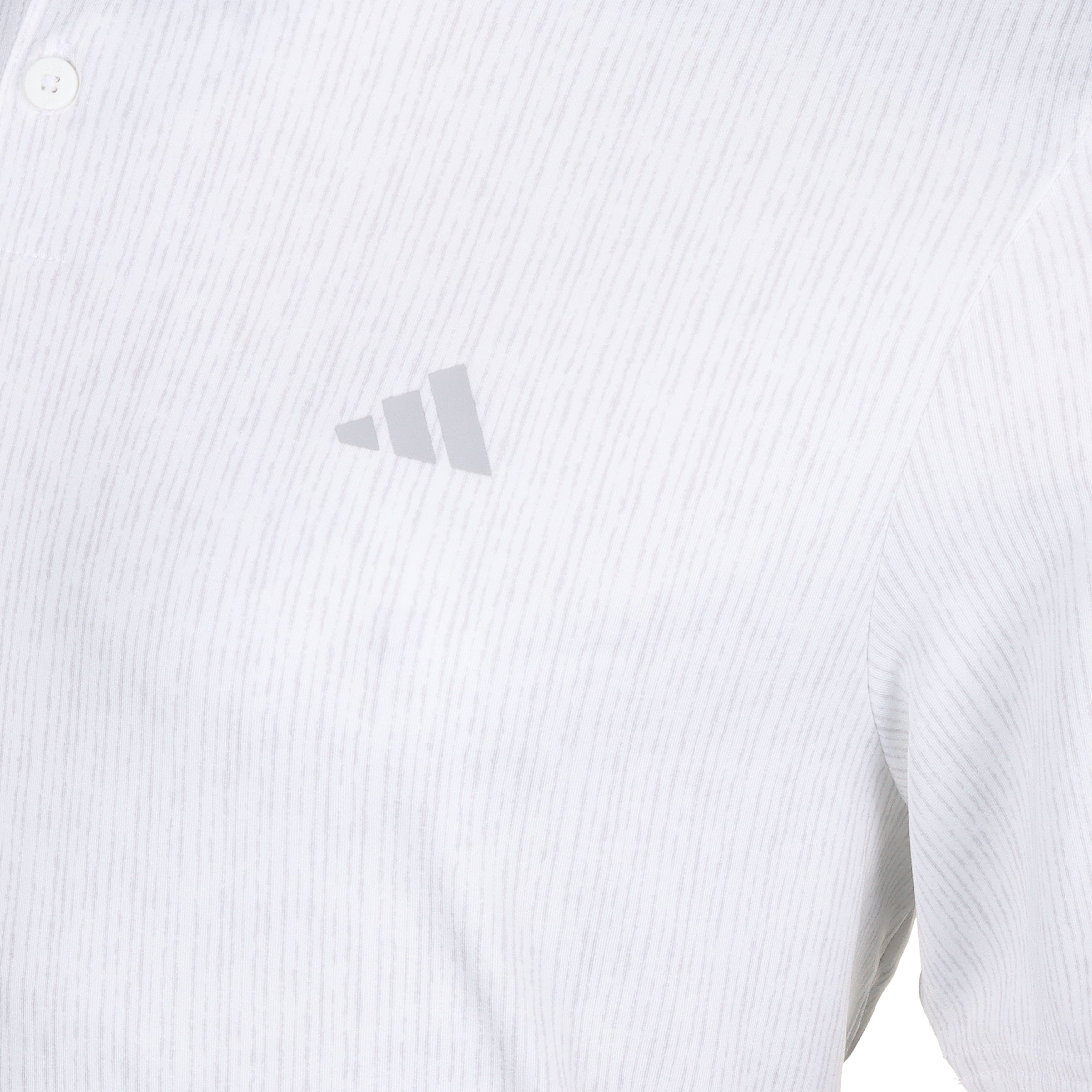 white adidas golf shirt
