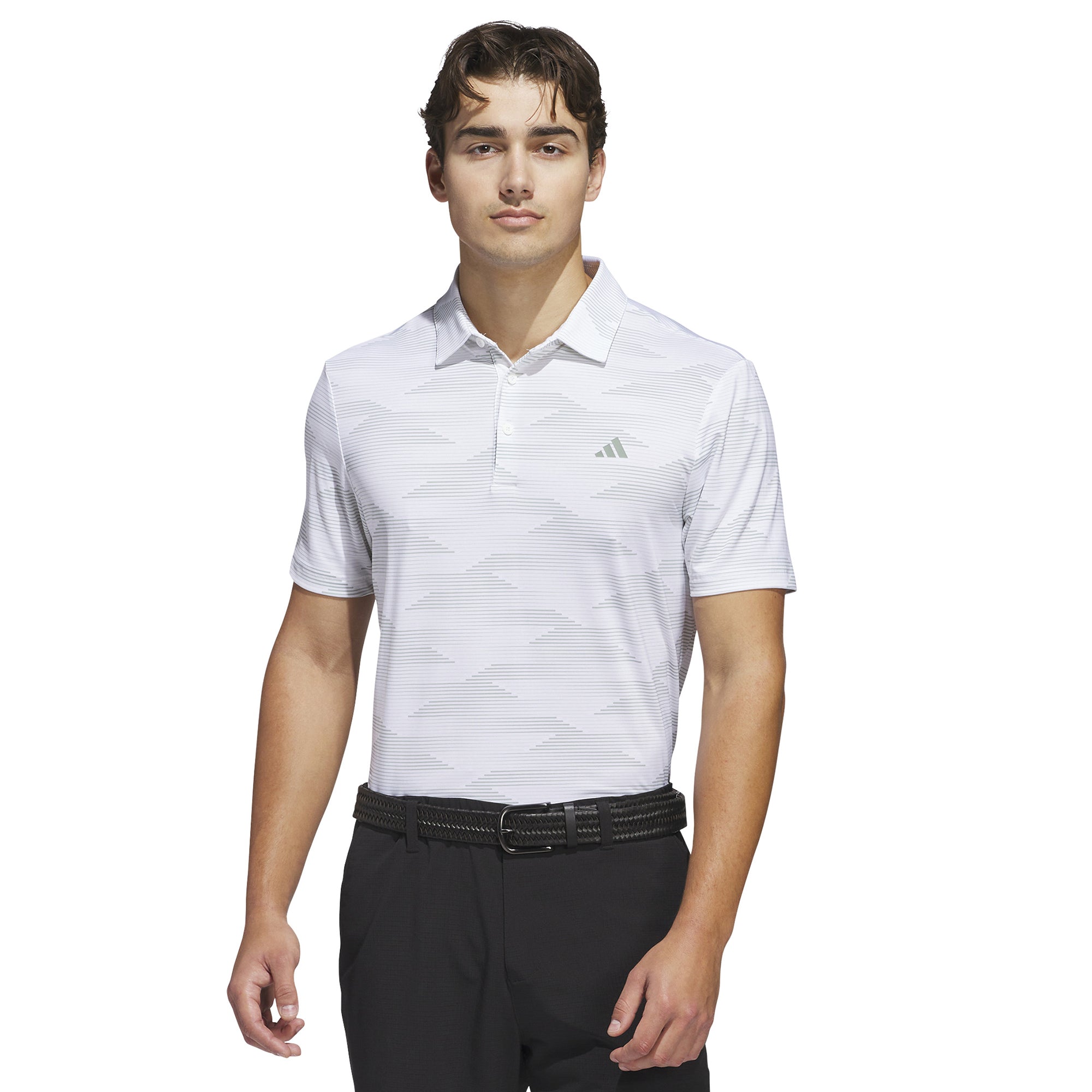 adidas Ultimate365 Speed Stripe Golf Polo Shirt - Aurora adidas Ultimate365 Speed Stripe Golf Polo Shirt - Aurora