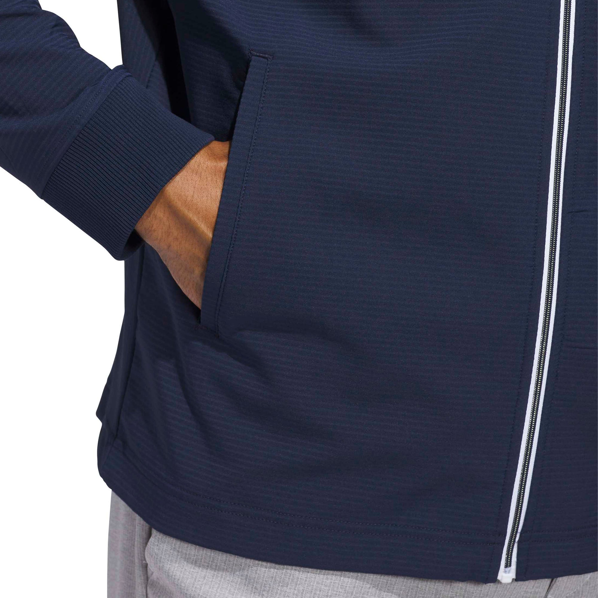 adidas Golf Ultimate365 Textured Wind Jacket - Collegiate Navy