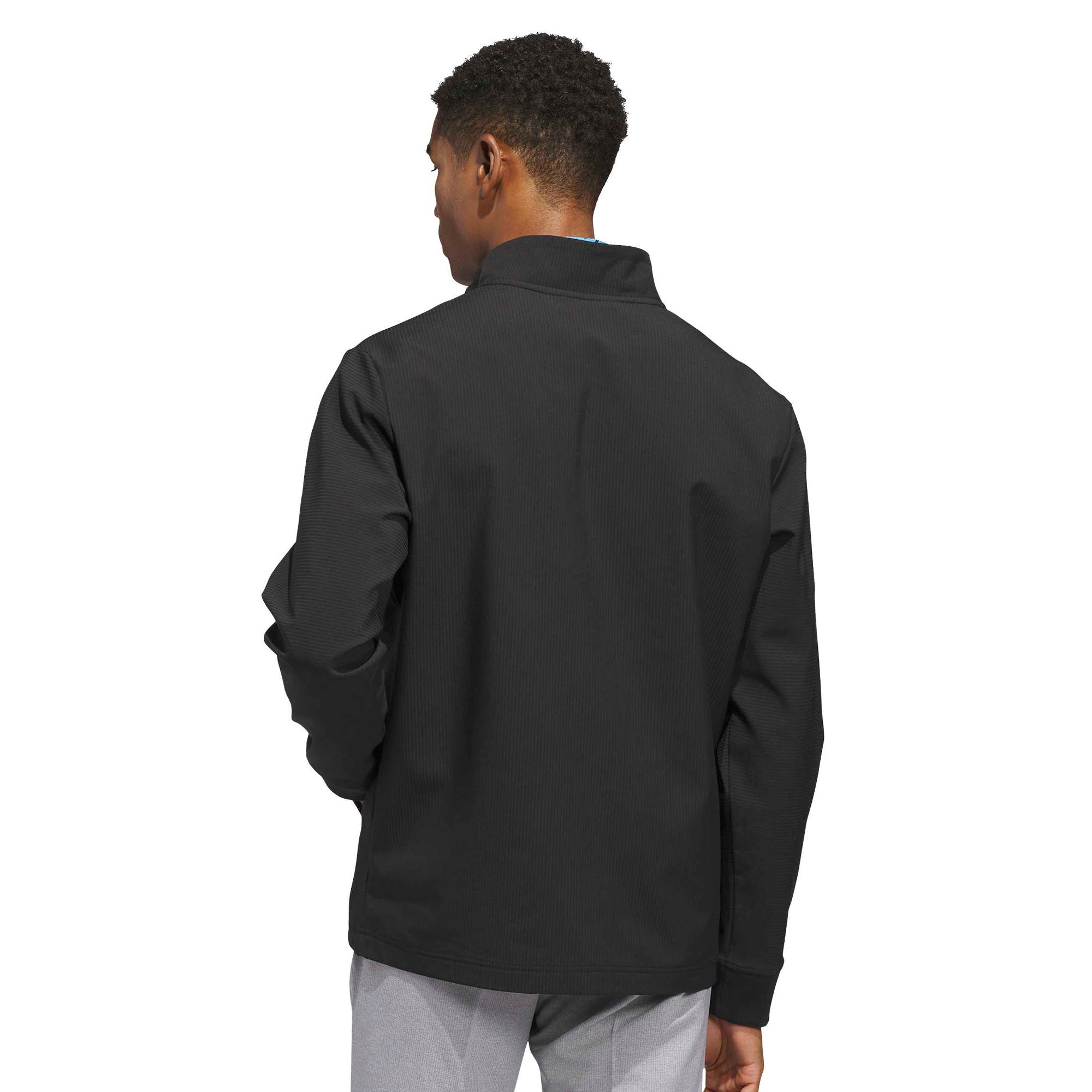 adidas Golf Ultimate365 Textured Wind Jacket - Black - KB6796