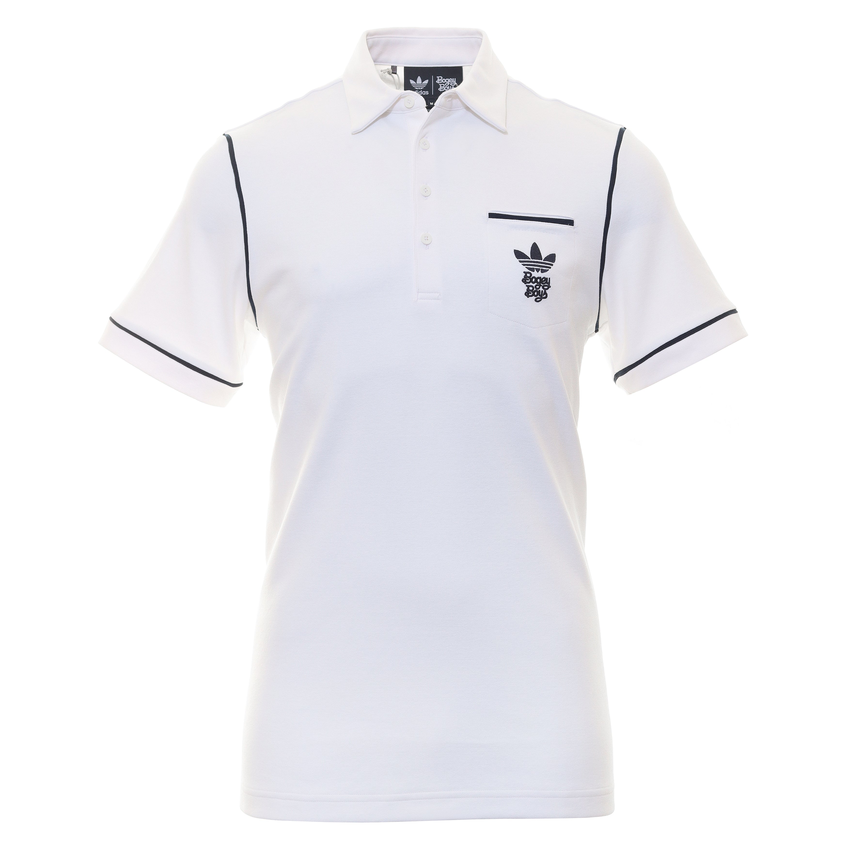 adidas Golf x Bogey Boys Solid Polo Shirt IB2942 White | Function18