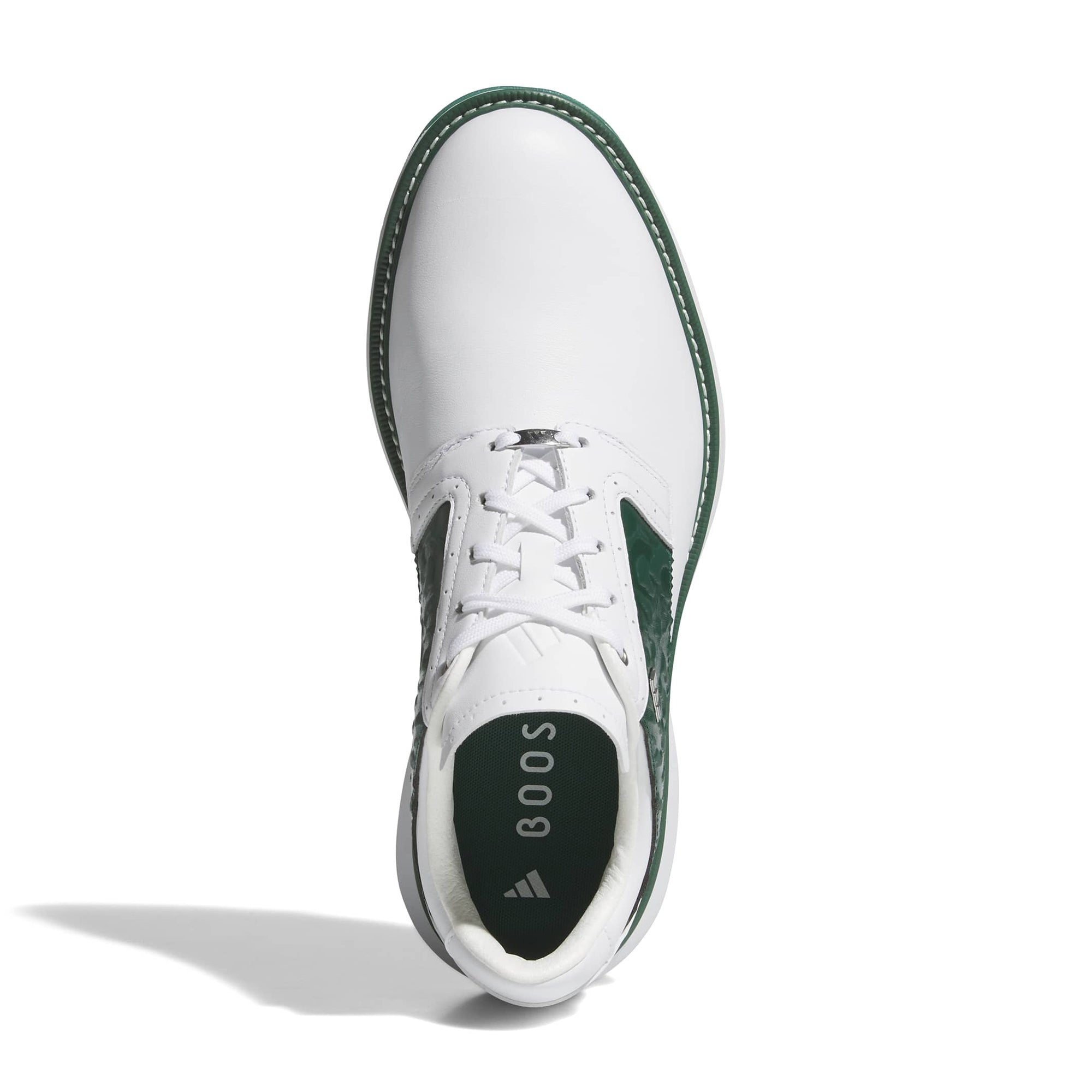 adidas MC70 Golf Shoes - White/Collegiate Green/Silver - JQ3467