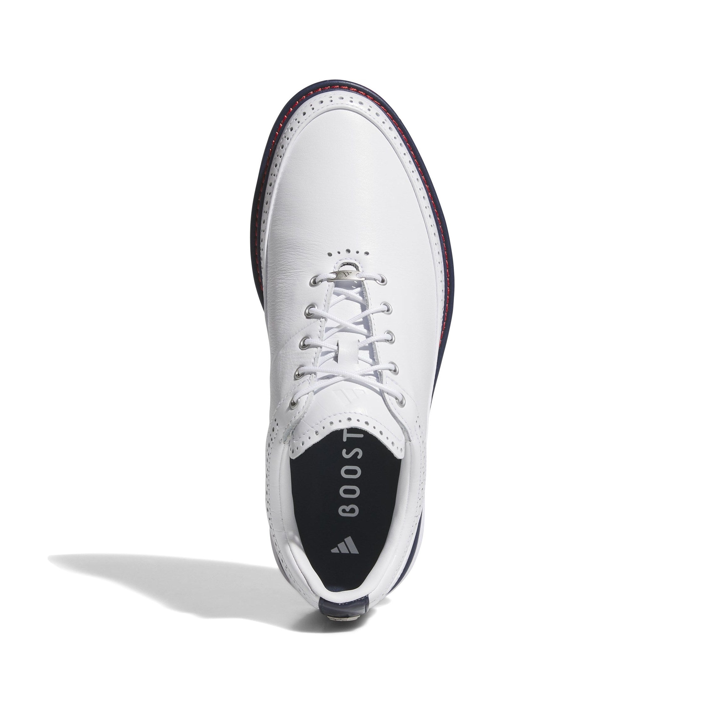 adidas MC80 Golf Shoes White/Navy/Better Scarlet JH6144