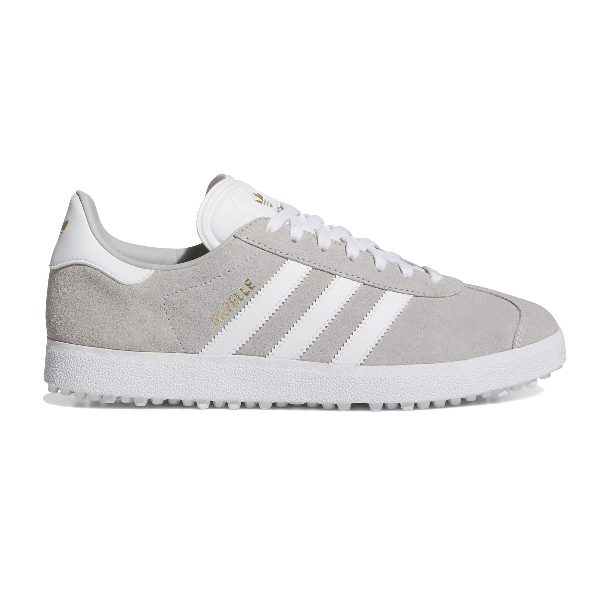 adidas Originals Gazelle Spikeless Golf Shoes - Grey Two/White/Gold Metallic - IH2270 - Function18 | Restrictedgs adidas Originals Gazelle Spikeless Golf Shoes - Grey Two/White/Gold Metallic - IH2270 - Function18 | Restrictedgs