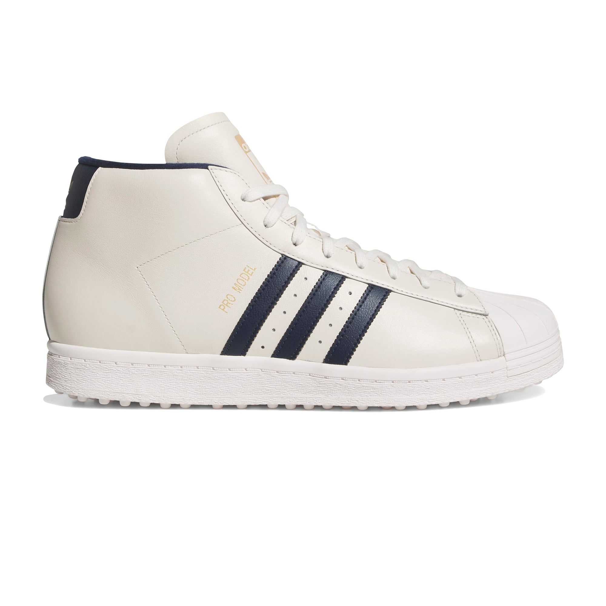 adidas Originals Pro Model Golf Shoes White/Night Indigo/Gold