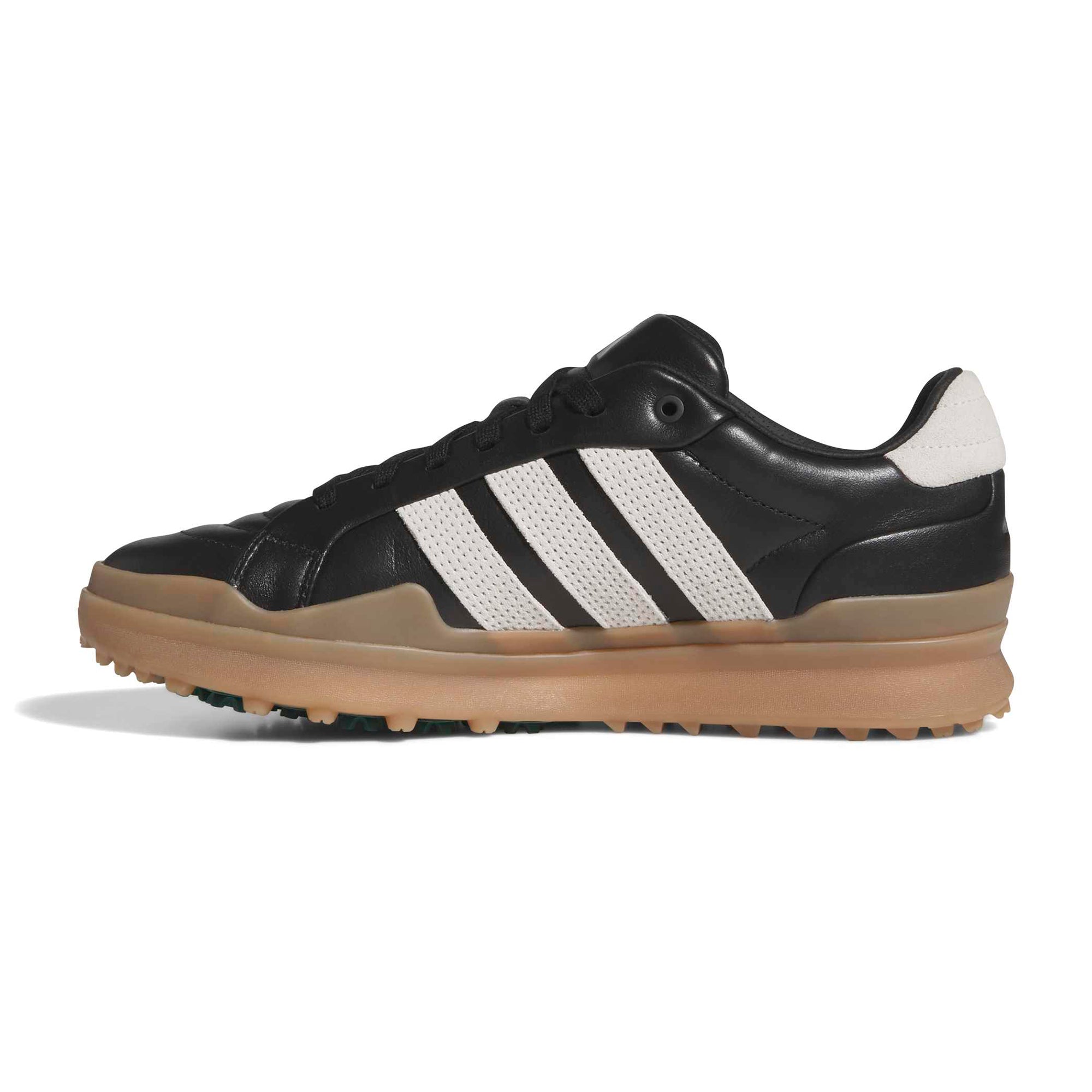 adidas Retrocross Gripmore Golf Shoes - Core Black/Chalk White/Gum