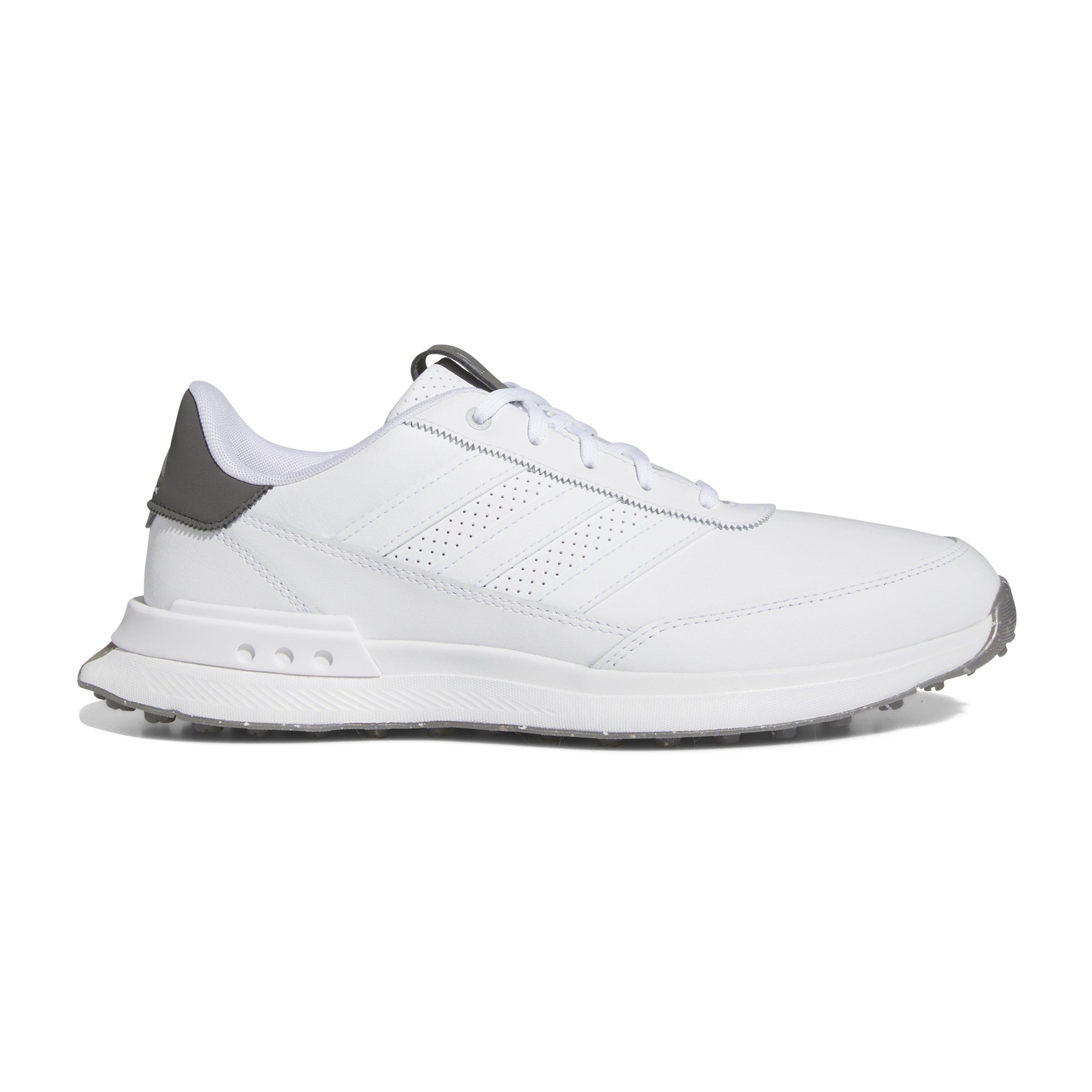 Mens adidas white deals leather shoes