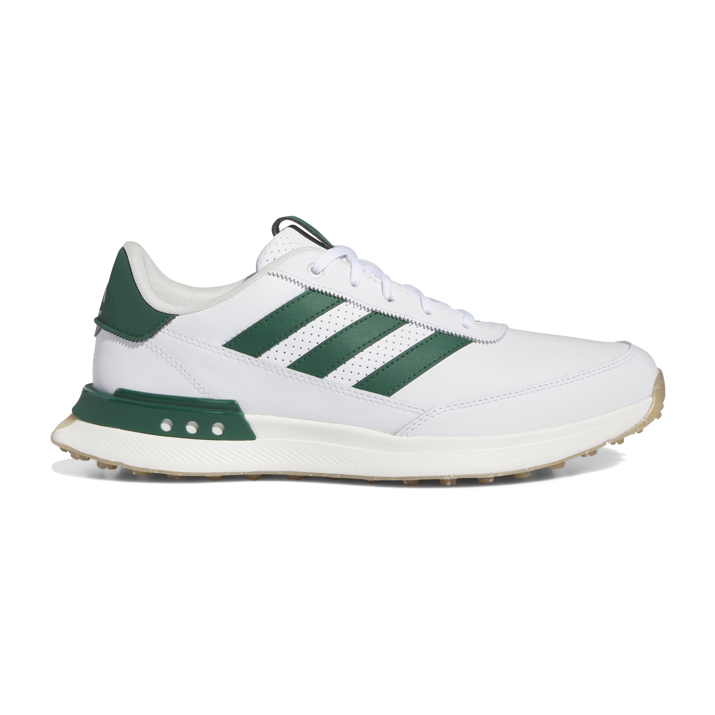 adidas S2G 24 Leather Spikeless Golf Shoes White/Collegiate