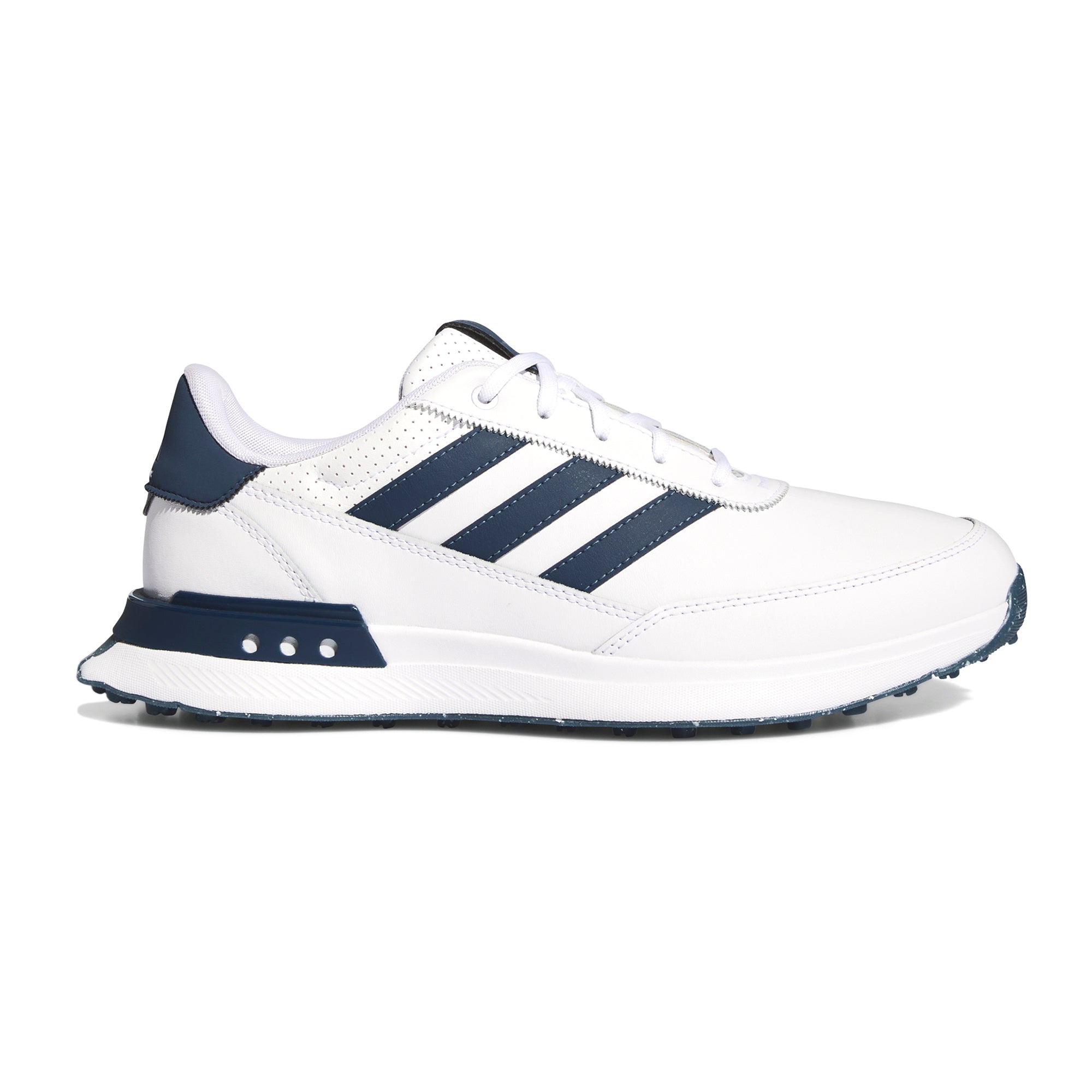 adidas S2G SL Leather Golf Shoes - White/Navy adidas S2G SL Leather Golf Shoes - White/Navy
